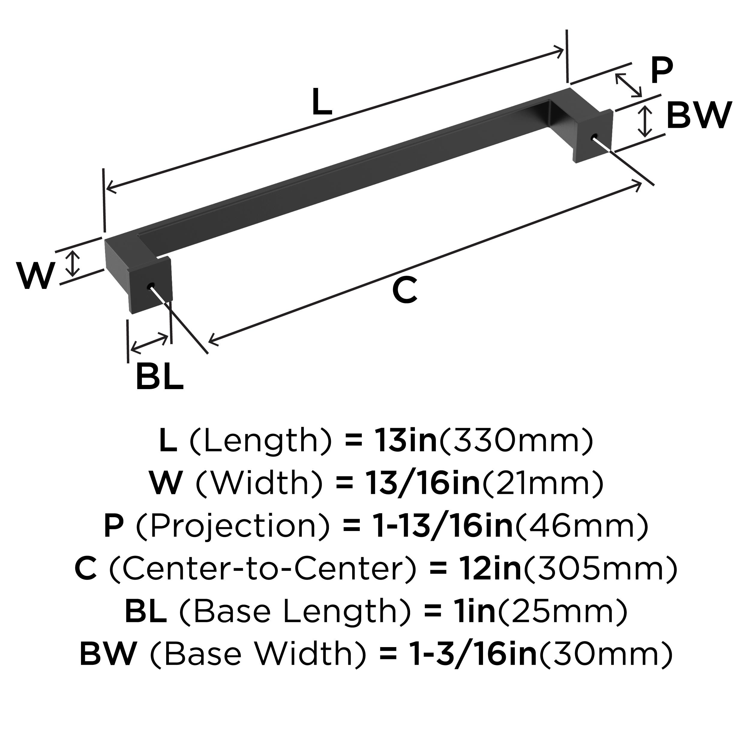 Amerock BP54030FB Cabinet-Pulls - View #5