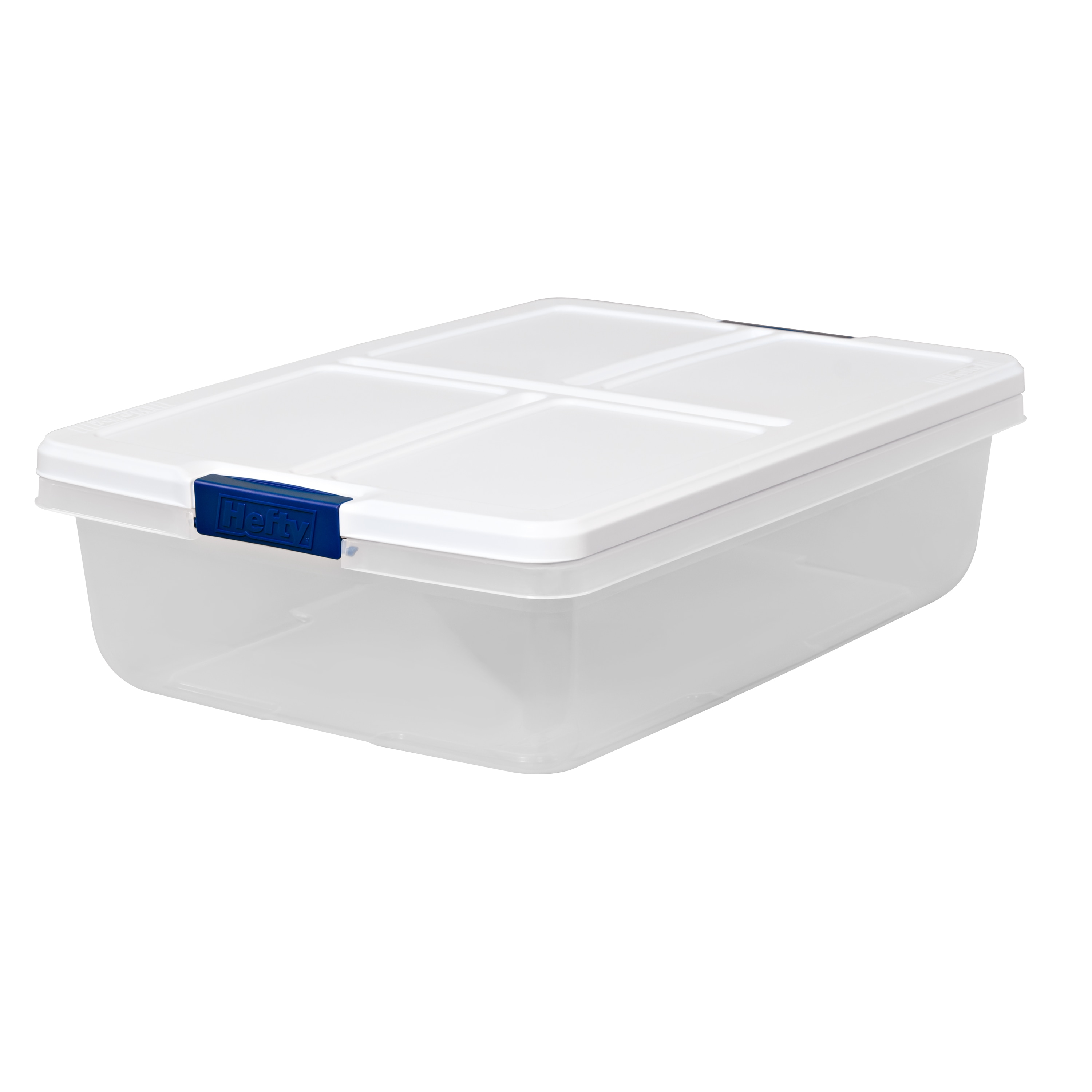 GoodCook® Large Rectangle Divided Food Storage Container - Clear/Blue, 34  oz - Harris Teeter