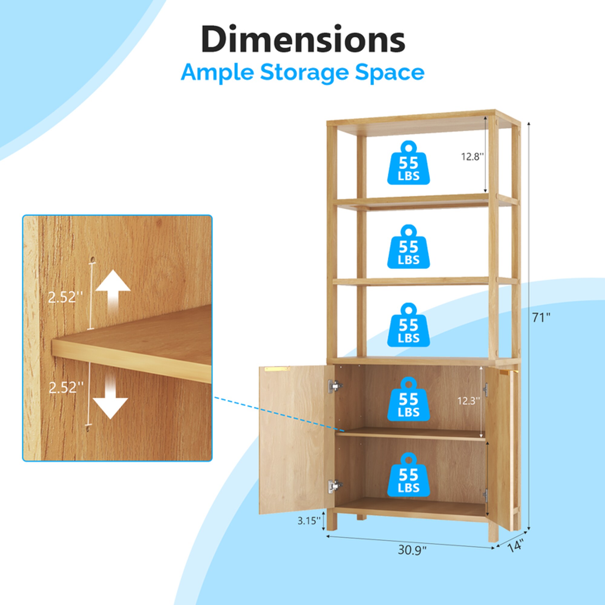 Winado G52007781 bookcases - View #5