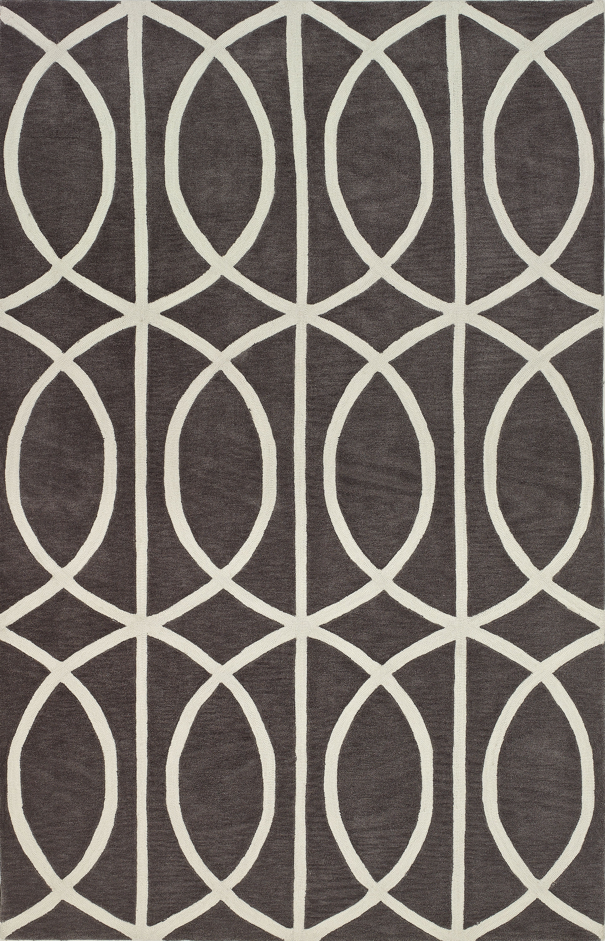 Addison Rugs OSOP34ST9X13 Optics 9 x 13 (ft) Tufted Polyester Steel Rectangular Indoor Geometric Mid-Century Modern Area rug
