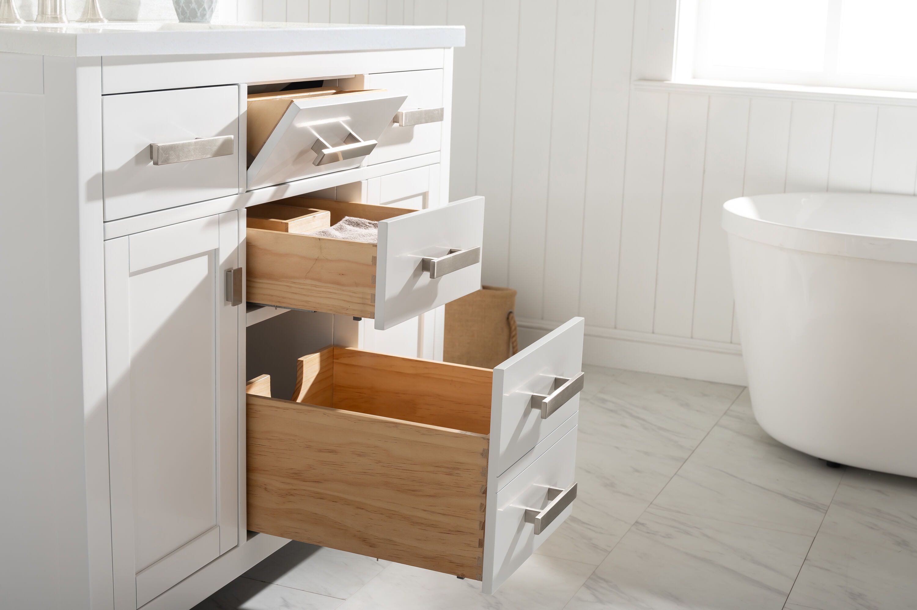 Design Element V01-42-WT Bath-Vanity-Combo - View #12