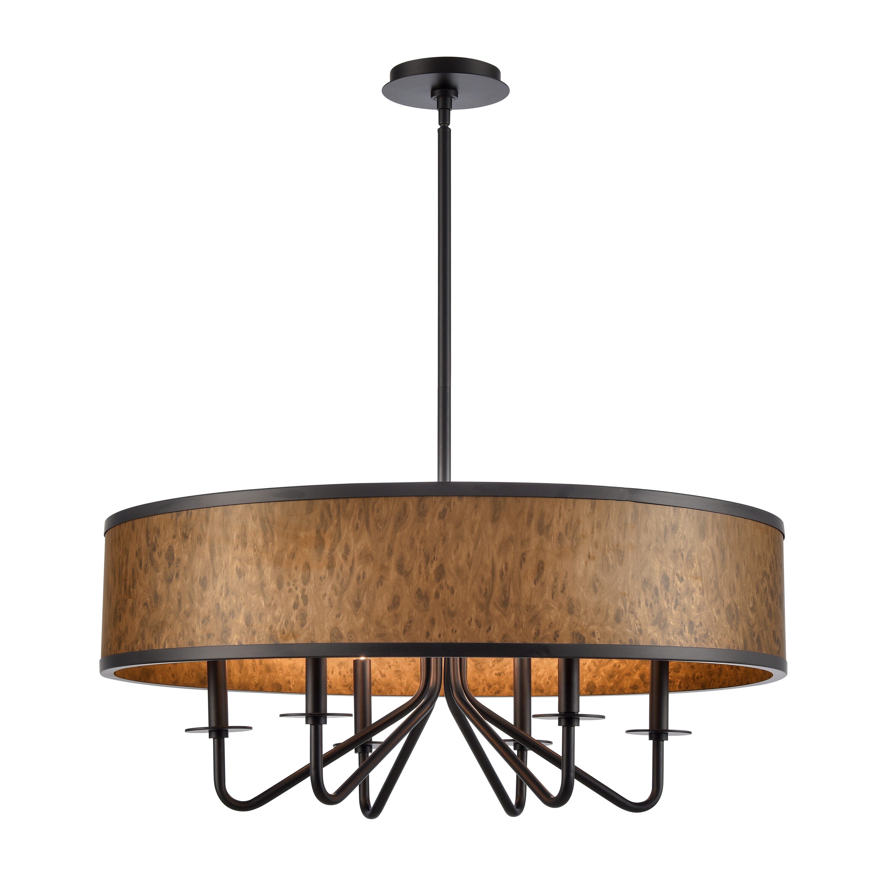Westmore by ELK Lighting LW-202302010158 Highland Black Transitional For Use in Bedrooms, Dining Rooms, Foyers, Living Rooms Chandelier