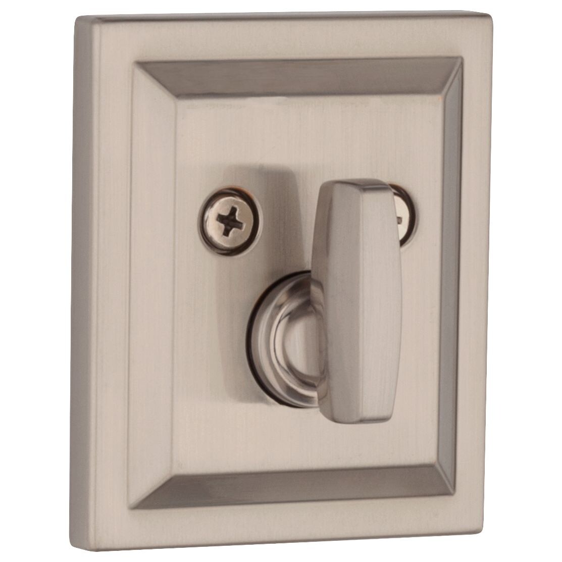 Baldwin Baldwin Prestige380 Square Deadbolt Satin Nickel With SmartKey ...