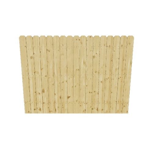 Severe Weather 6-ft H x 8-ft W Pressure Treated Spruce Pine Fir Dog Ear Wood Fence Panel Severe Weather 6-ft H x 8-ft W Pressure Treated Spruce Pine Fir Dog Ear Wood Fence Panel