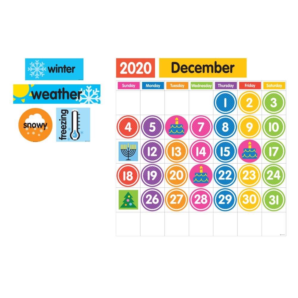 Dowling Giant Calendar Set, 94 in the Classroom