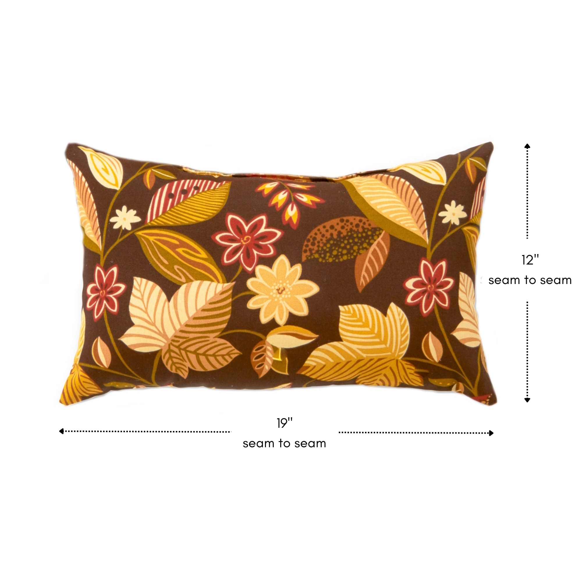 Timberland Floral 19 x 12 Inch Outdoor Rectangle Throw Pillows Set