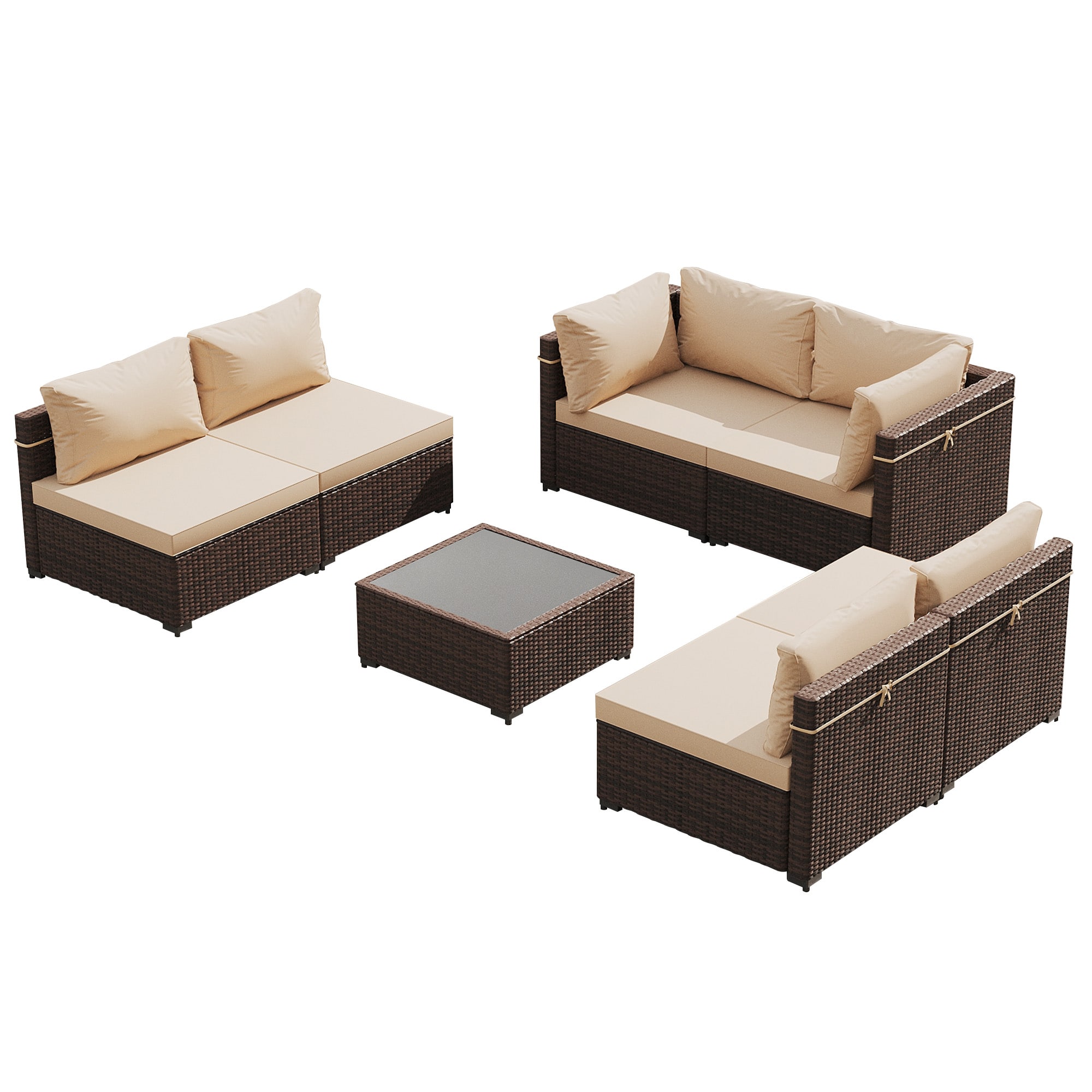 UPHA PL-2CZ-42TPWH-H1 Patio-Conversation-Sets - View #2