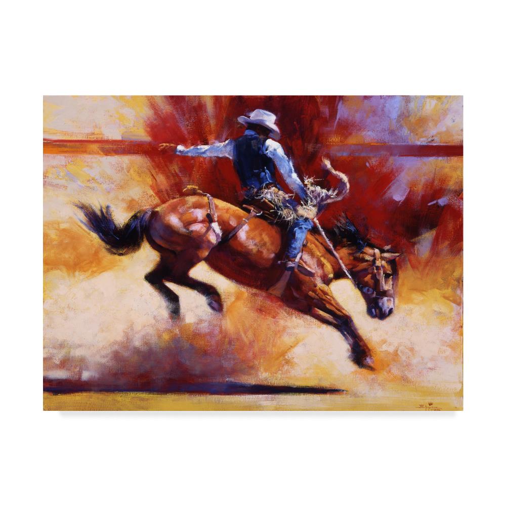 Trademark Fine Art WAG03570-C1419GG Framed 14-Inches H x 19-Inches W Animals Canvas Print