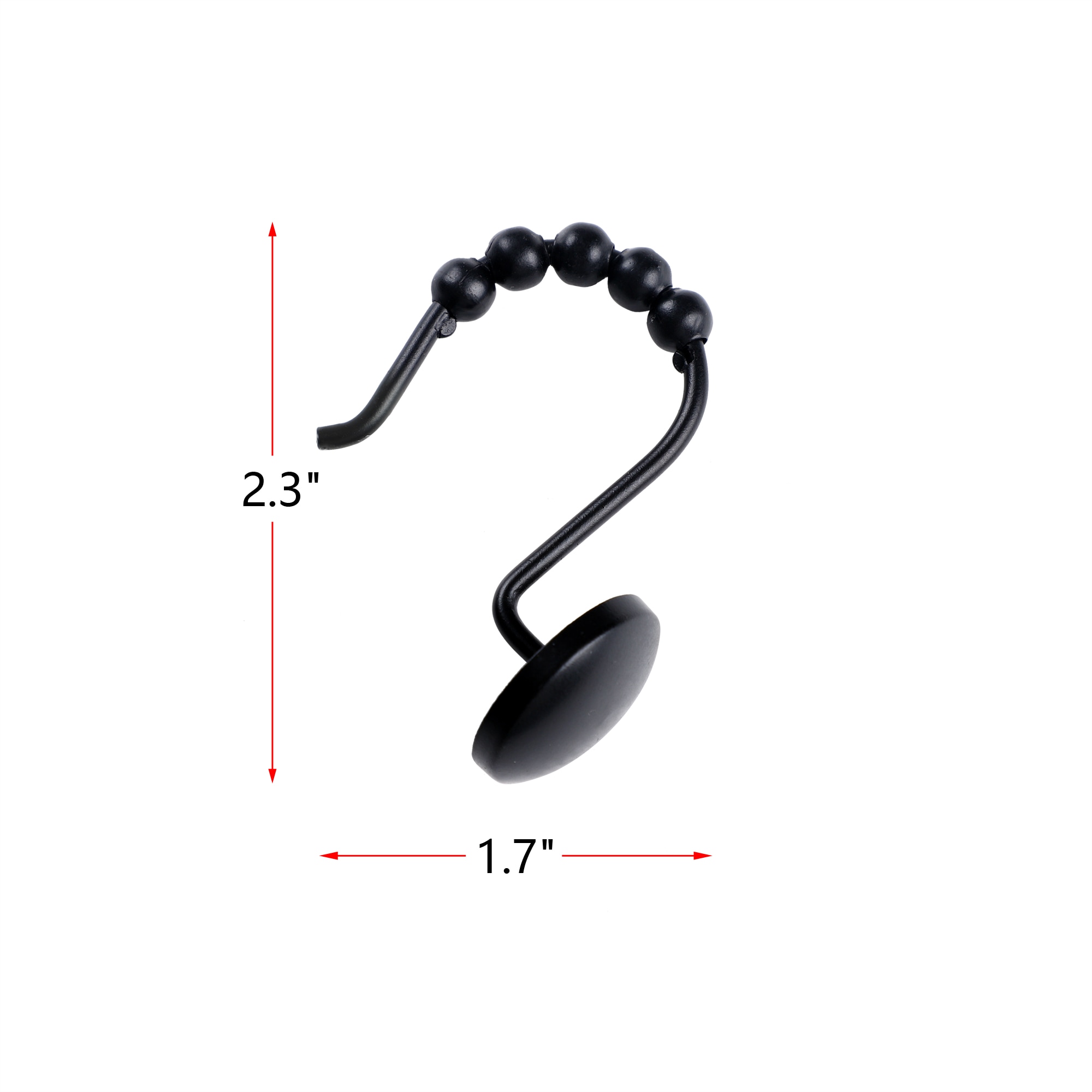 Utopia Alley HK6BK Shower-Rings-Hooks - View #7