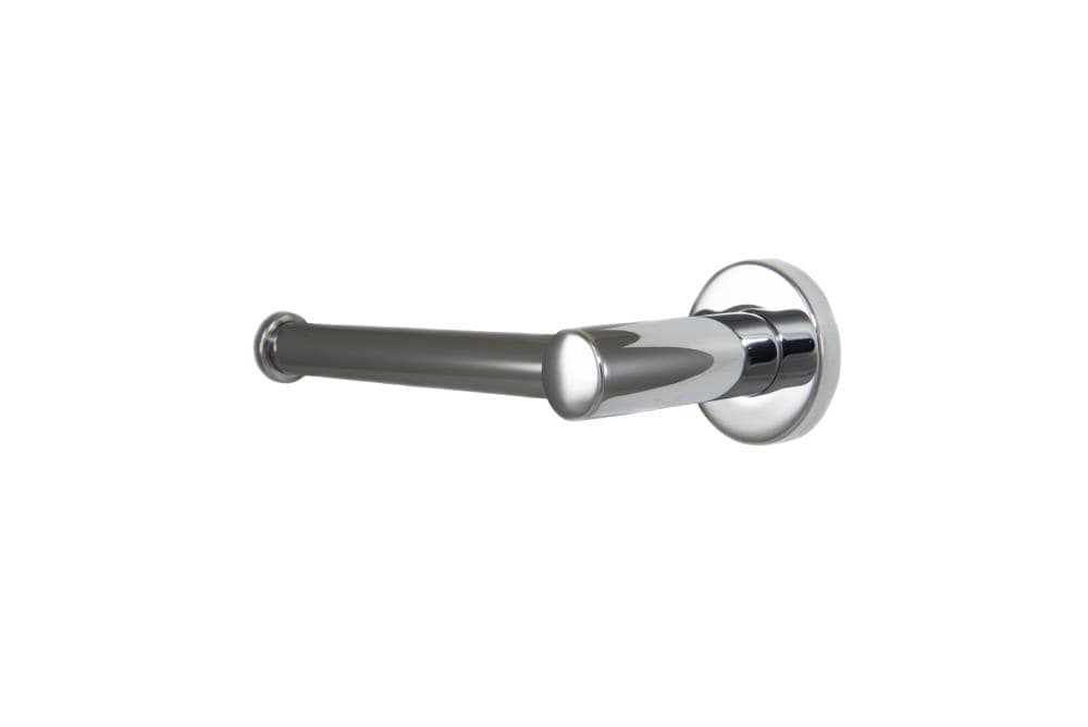 Preferred Bath Accessories 2008-PC Anello Polished chrome Wall mount Single post Toilet Paper Holder 1 -Rolls with Storage