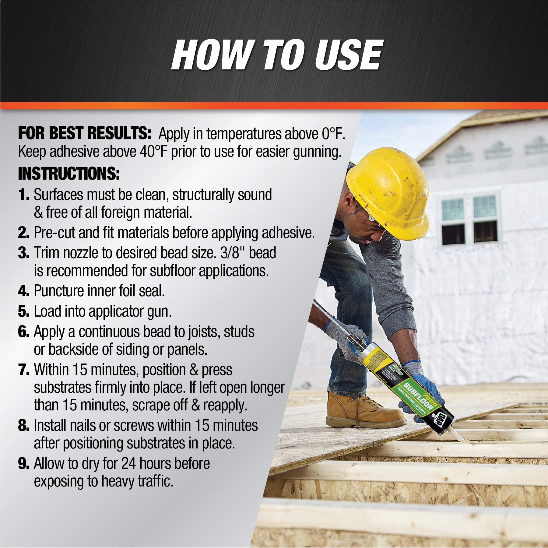DAP 7079827042SOS Construction-Adhesive - View #3