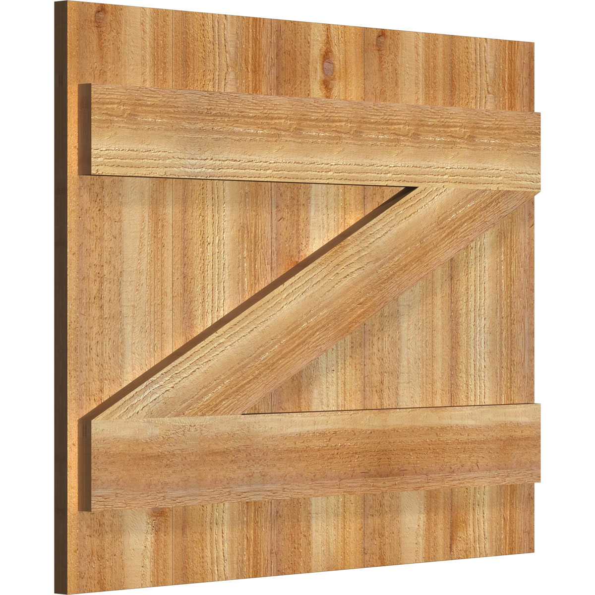 Ekena Millwork RBJ06Z26X022RWR Exterior-Shutters - View #2