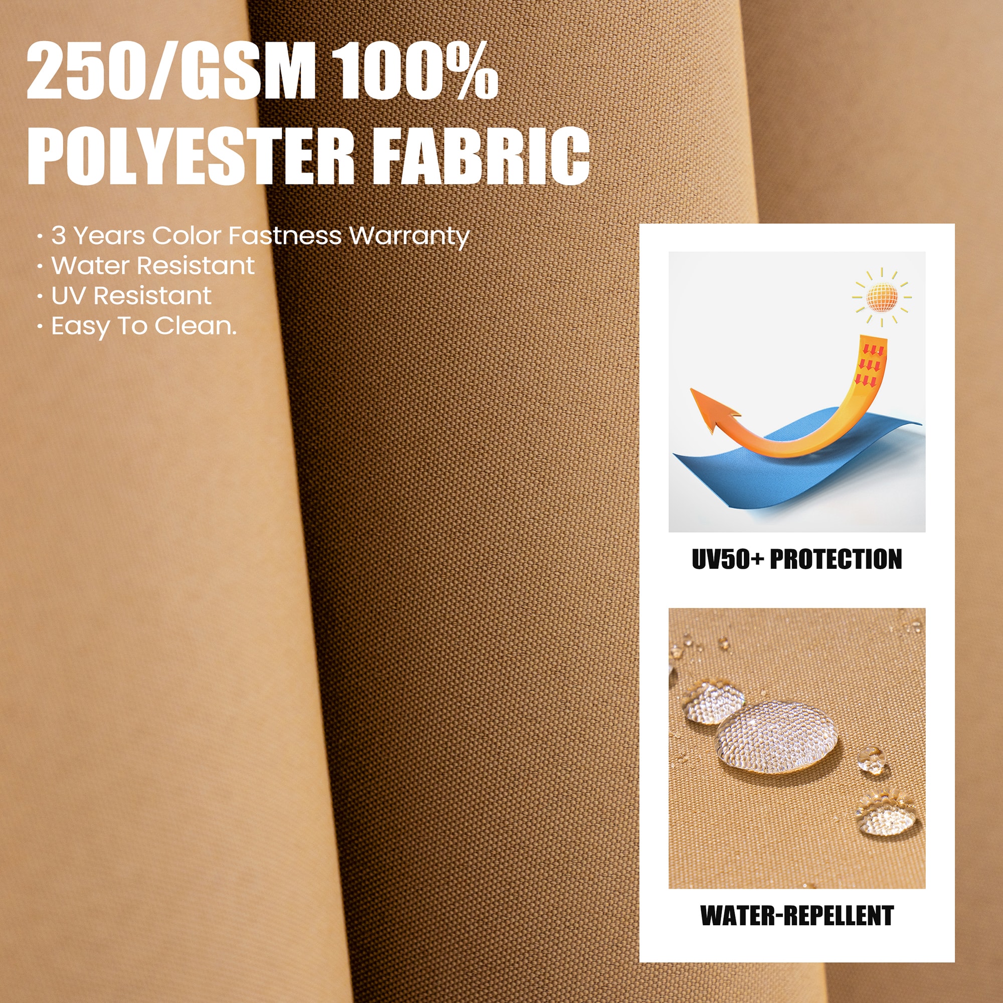Crestlive Products CL-PU059TAN Umbrellas-2 - View #6
