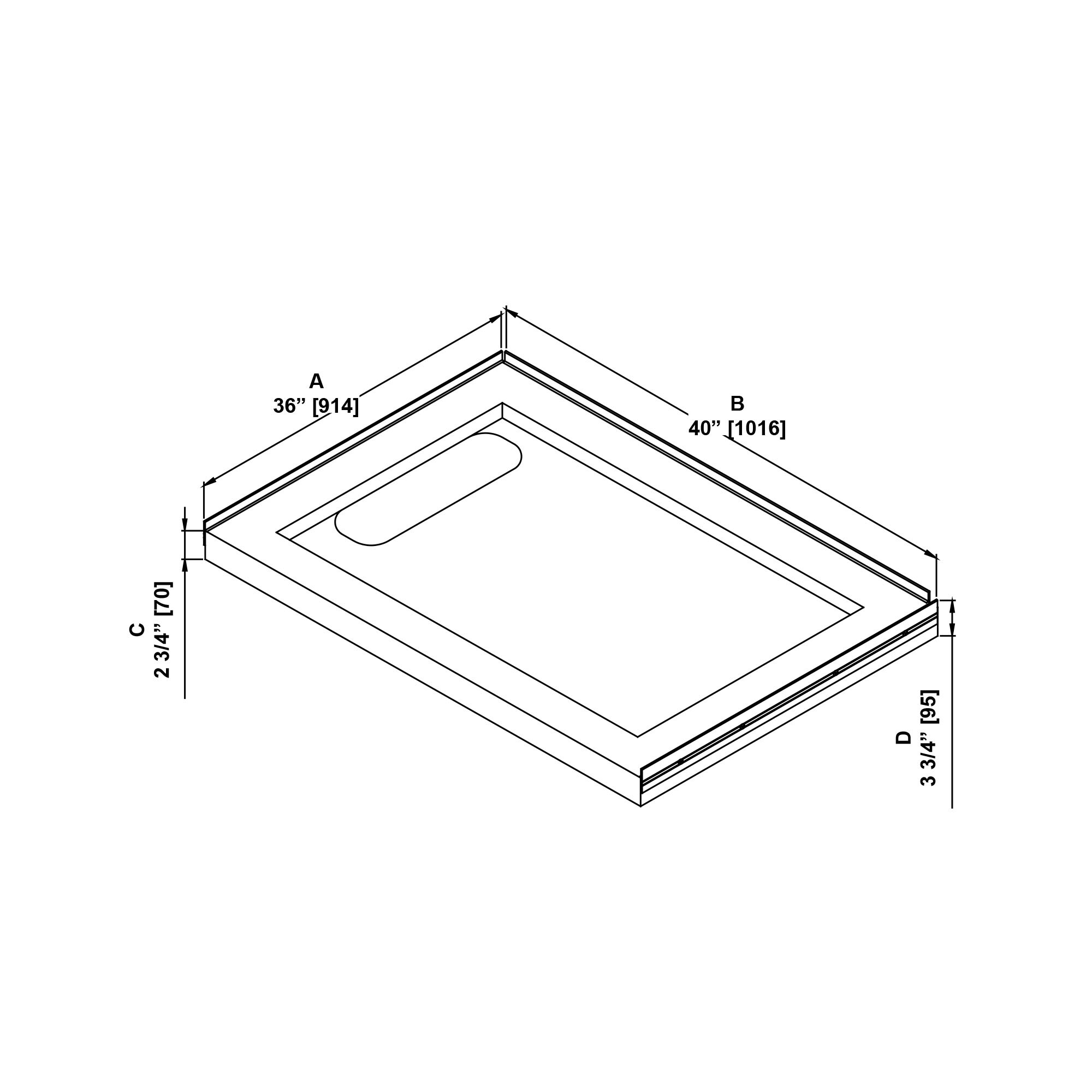 OVE Decors 15SBR-ADEN40-WHT Shower-Floors - View #3