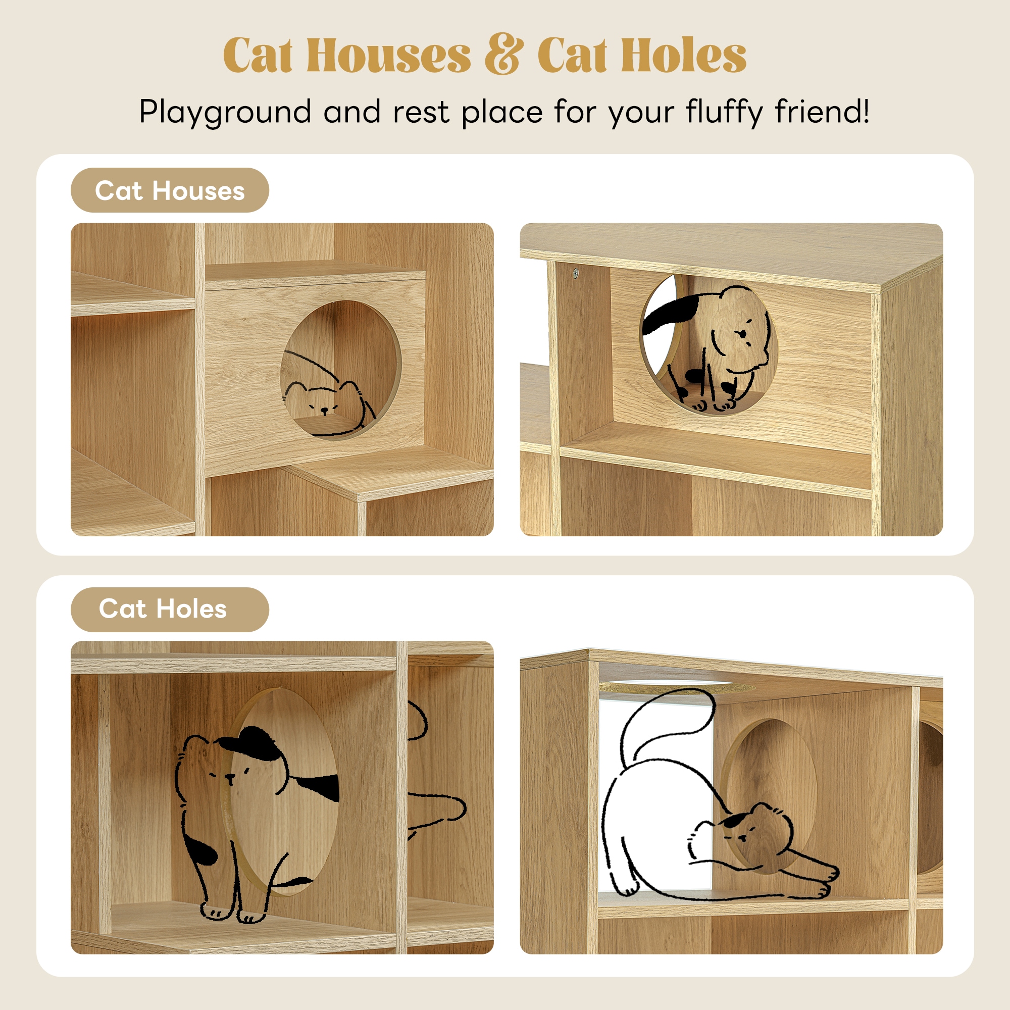 Cenadinz XN752CHNNA Cat-Trees - View #7