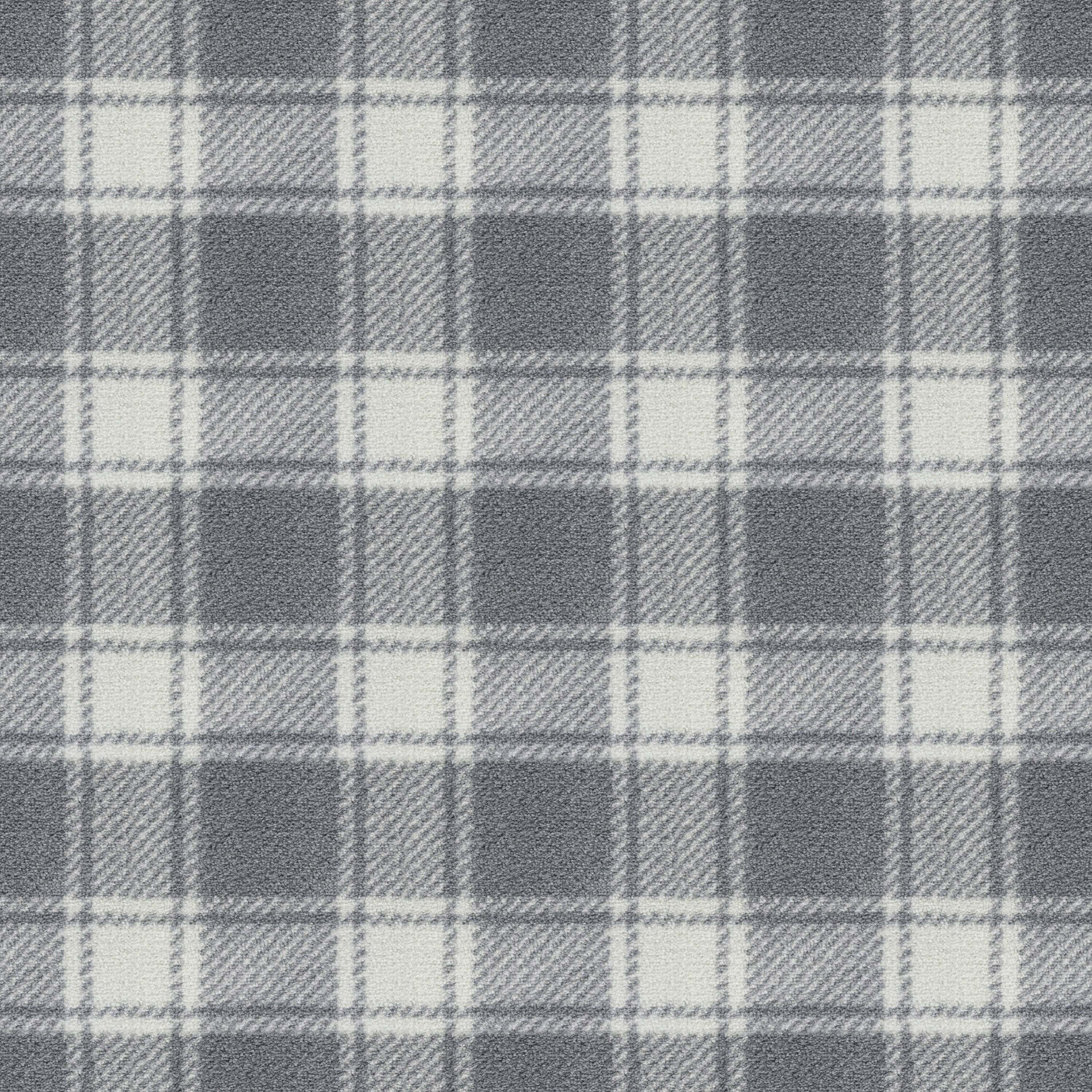 Joy Carpets 2124W-03-26 Home Office Fresh Thinking Cloudy Gray 26-oz sq yard Nylon Pattern Indoor Carpet