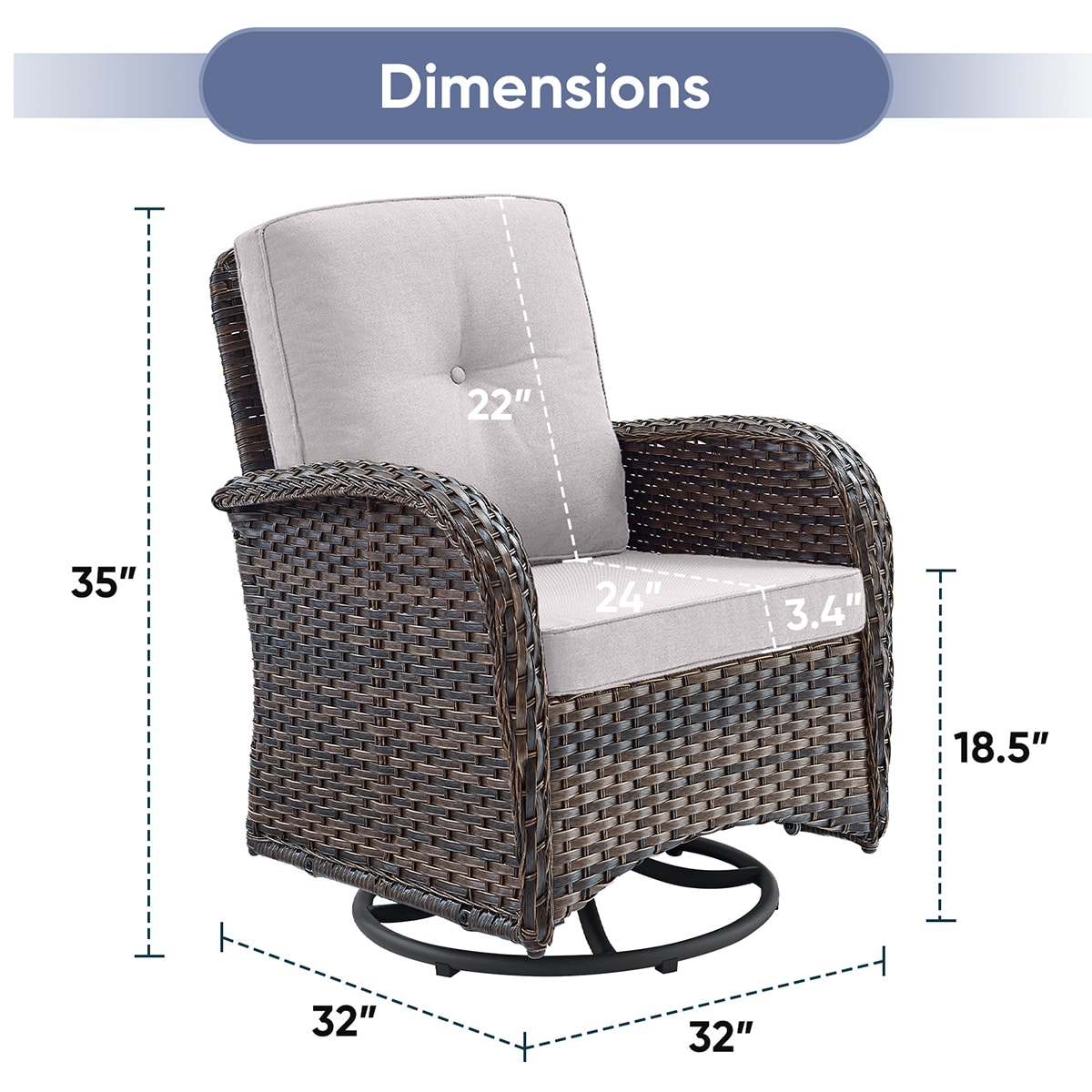 Rilyson FSBR20-2A Patio-Chairs - View #4