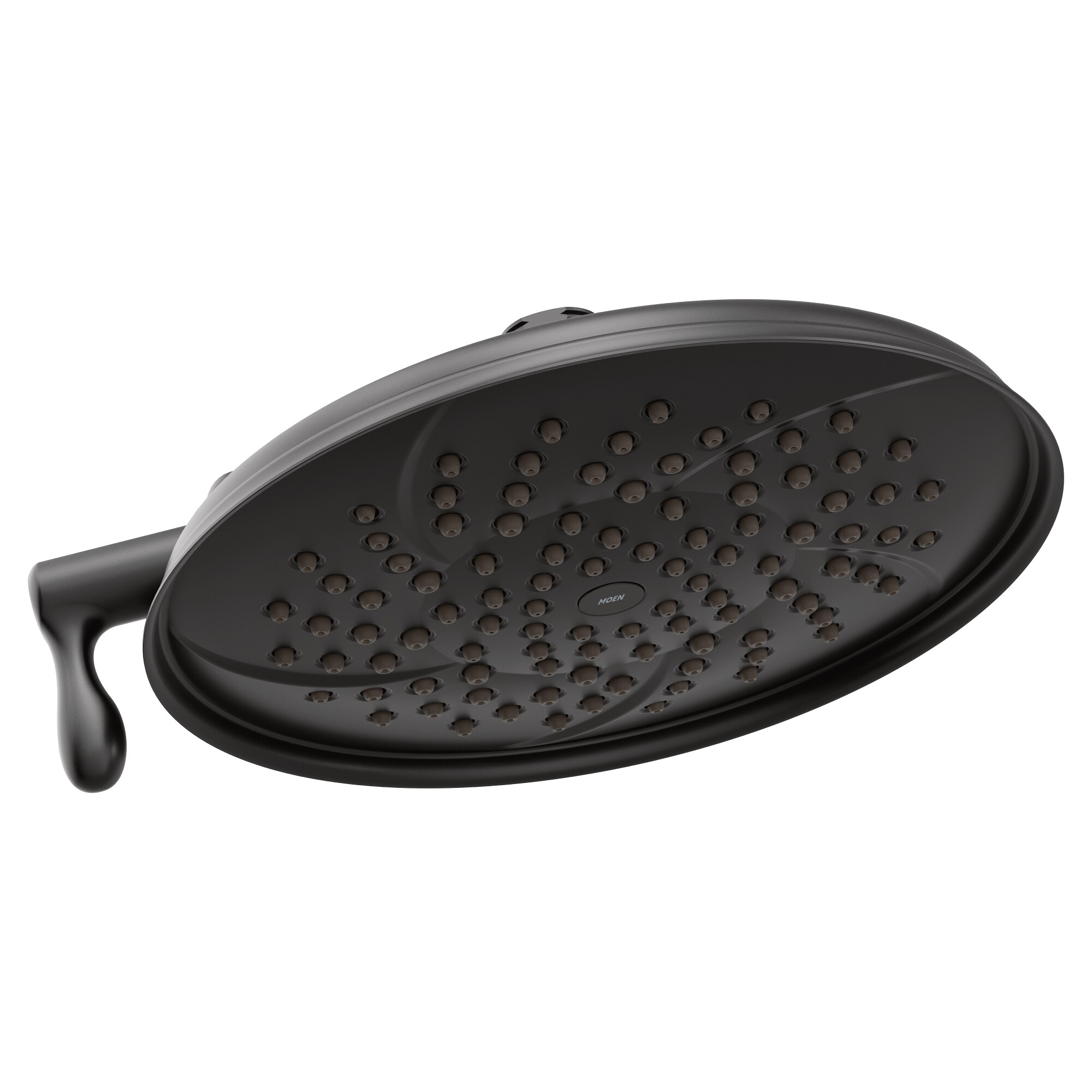 Moen S1311BL Isabel 2.0 -Spray Matte Black 9-in Round Fixed Rain Shower Head 2.5 GPM
