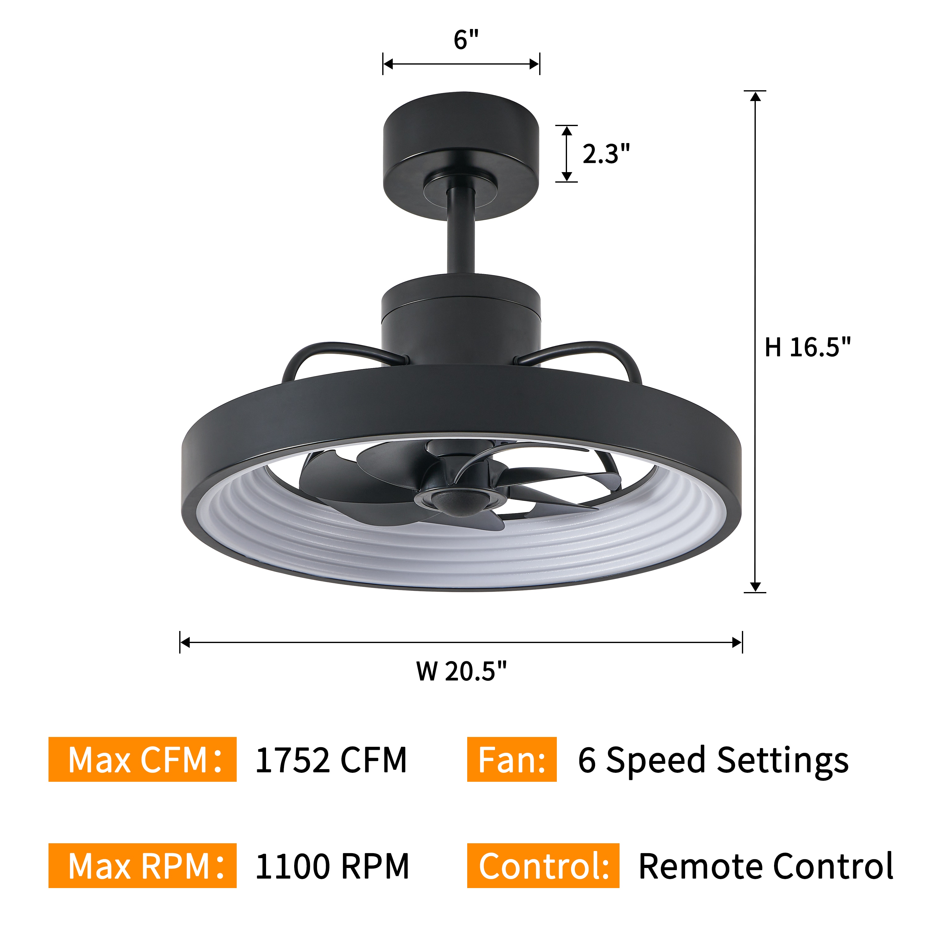 KAWOTI 21427 Ceiling-Fans - View #9