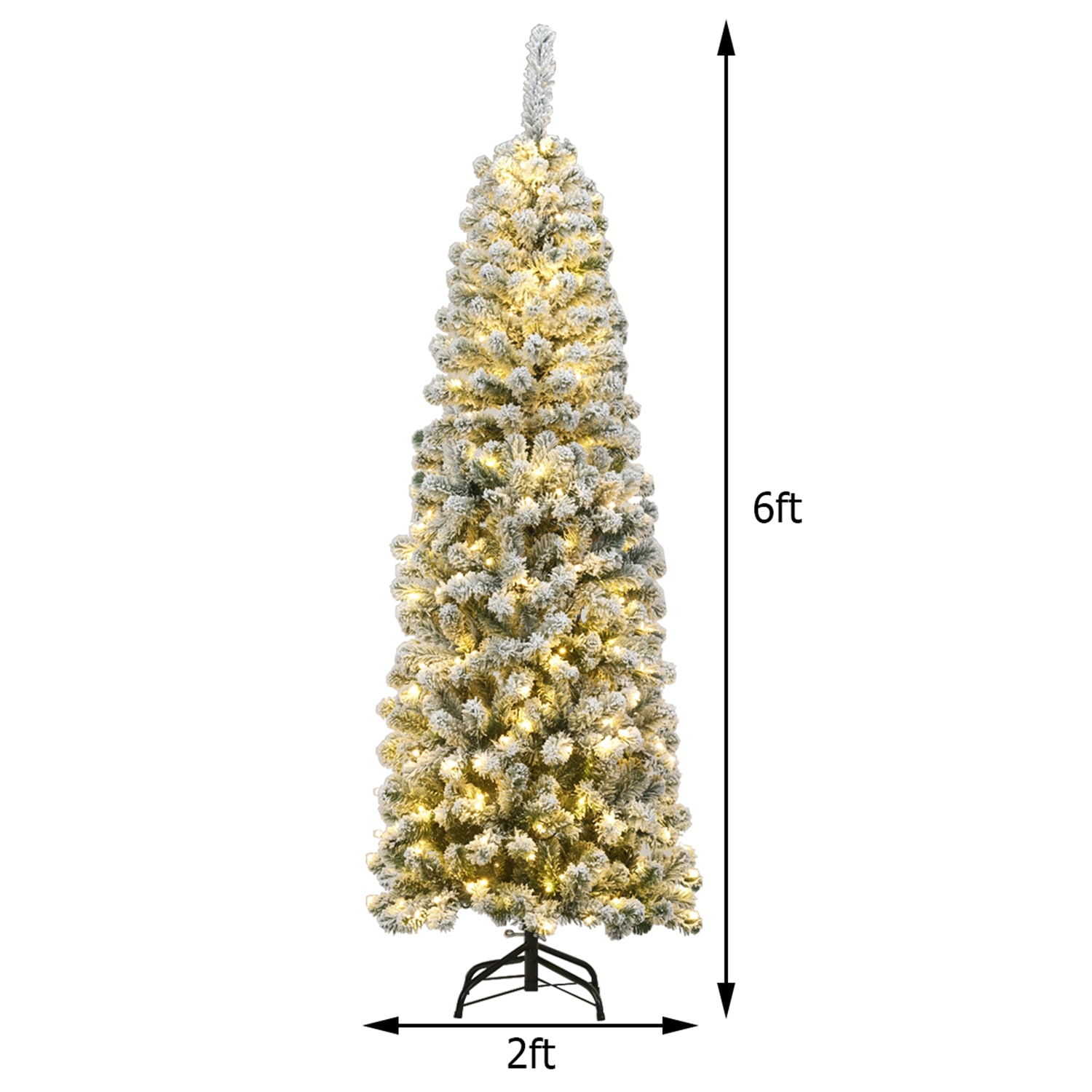 WELLFOR HYJ22875US Artificial-Christmas-Trees - View #7