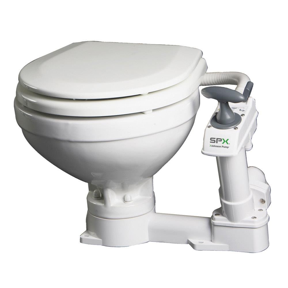 wazig totaal Kerstmis Johnson Pump Compact, Manual Toilet in the RV Accessories department at  Lowes.com