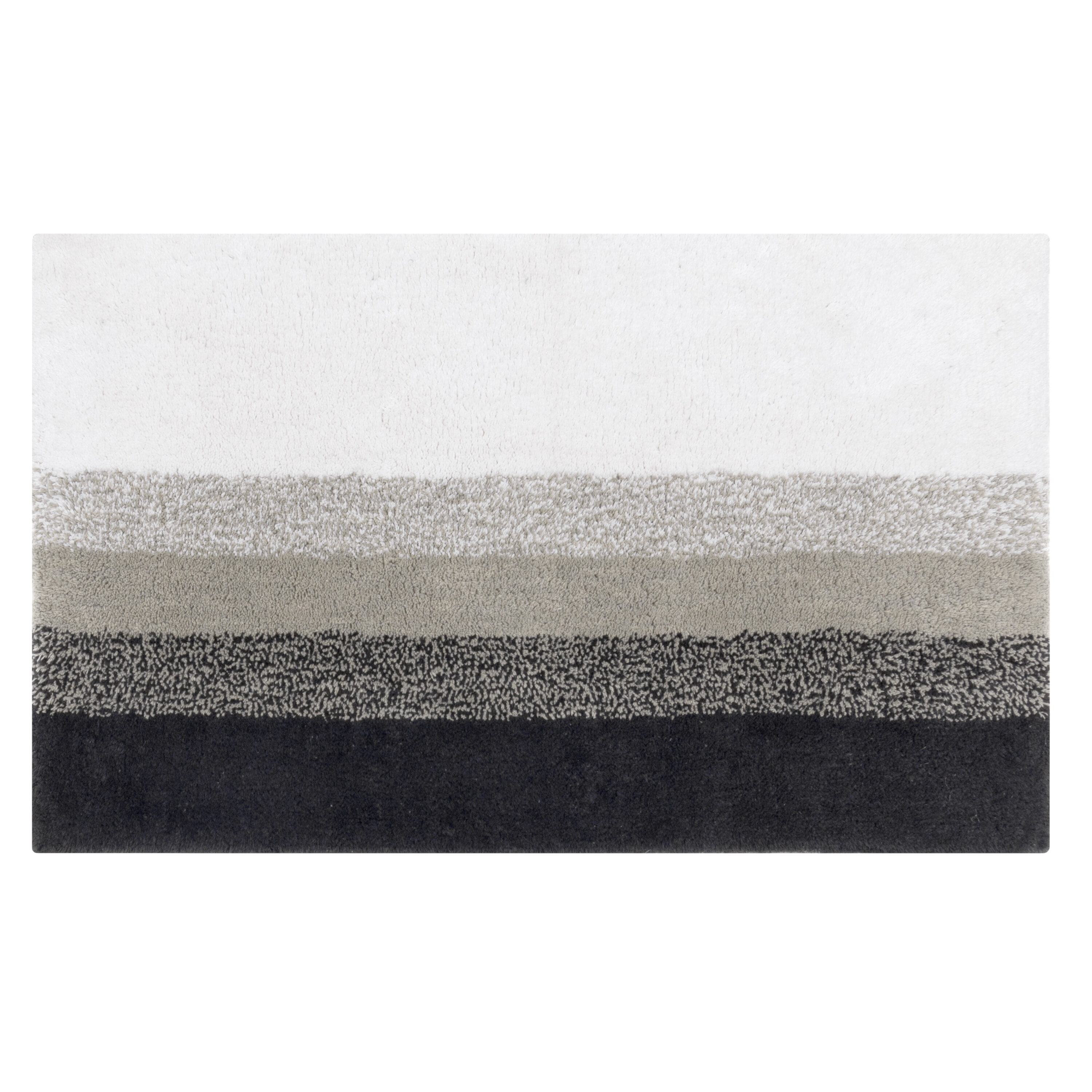 MH LONDON MH-BR-1042 Windsor 50-Inches x 30-Inches Grey Cotton Bath rug