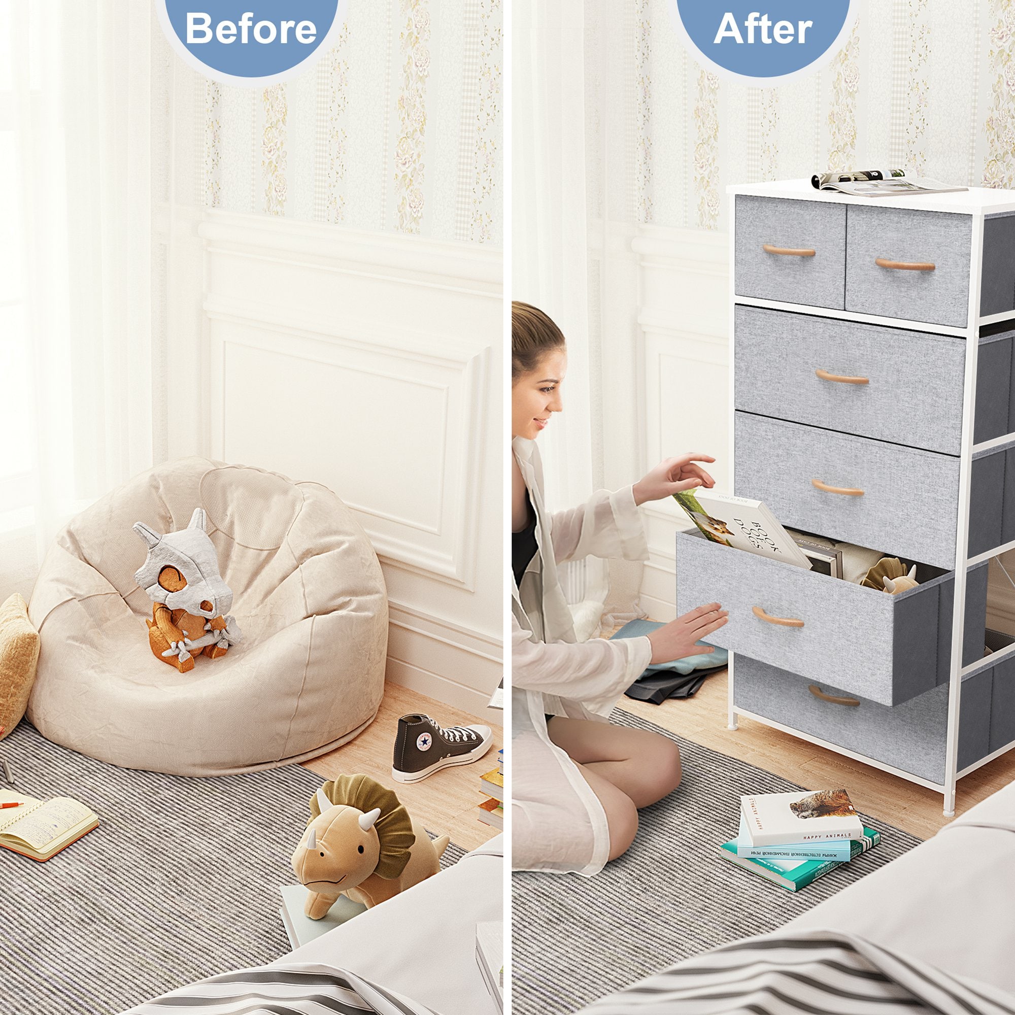 CloudFly CL-HD019LGY dressers - View #5