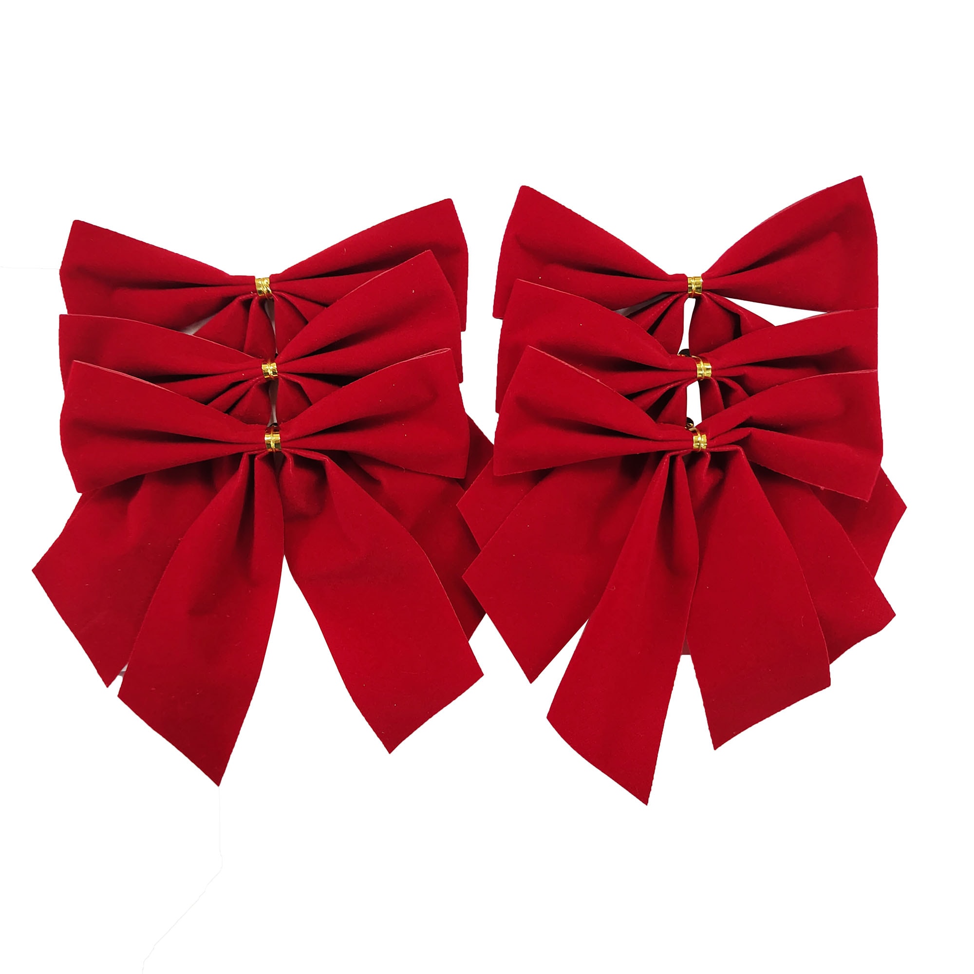 Holiday Living 4.5-in W Red Bow in the Decorative Bows & Ribbon department  at