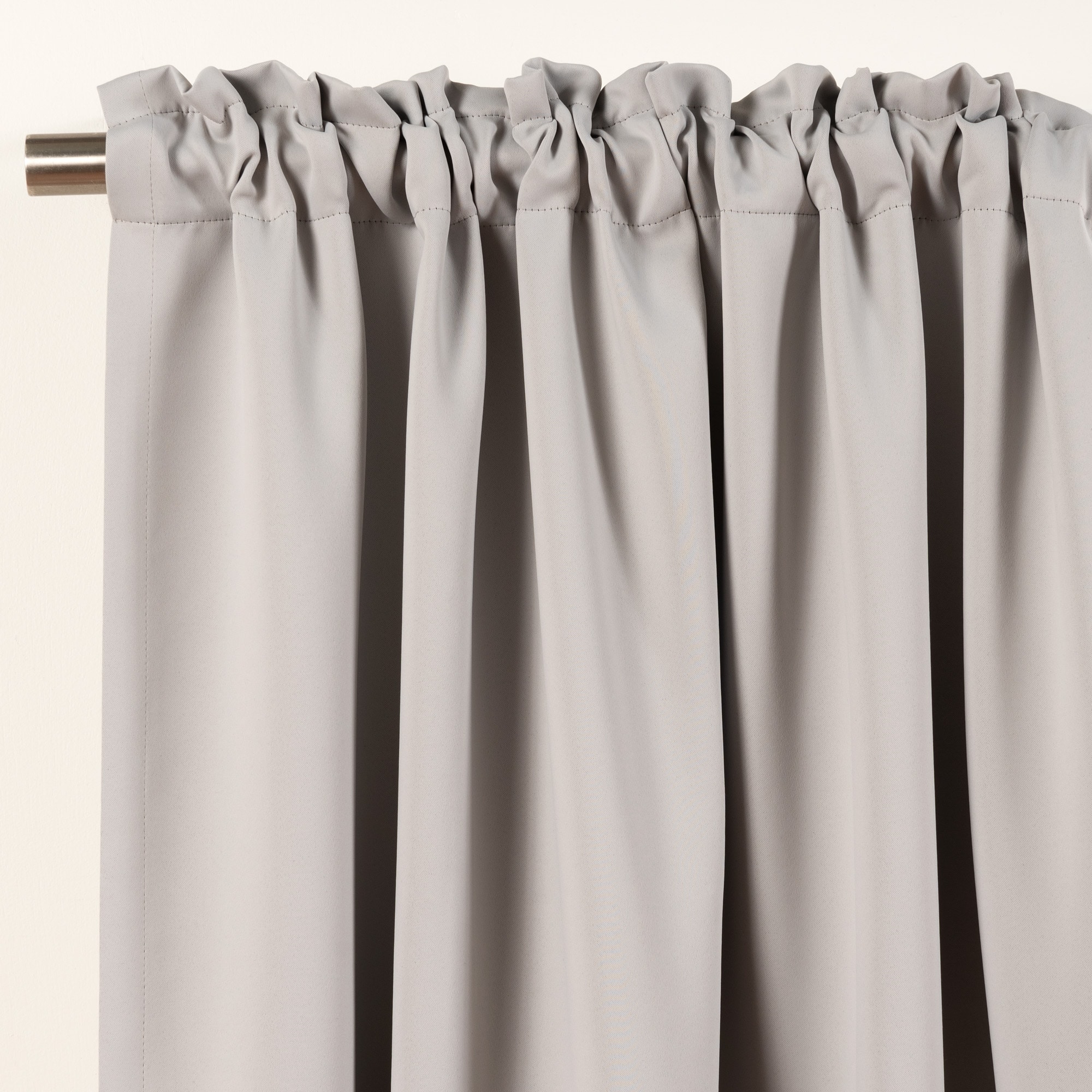 Best Home Fashion SOLID-96-LTGREY curtains - View #4