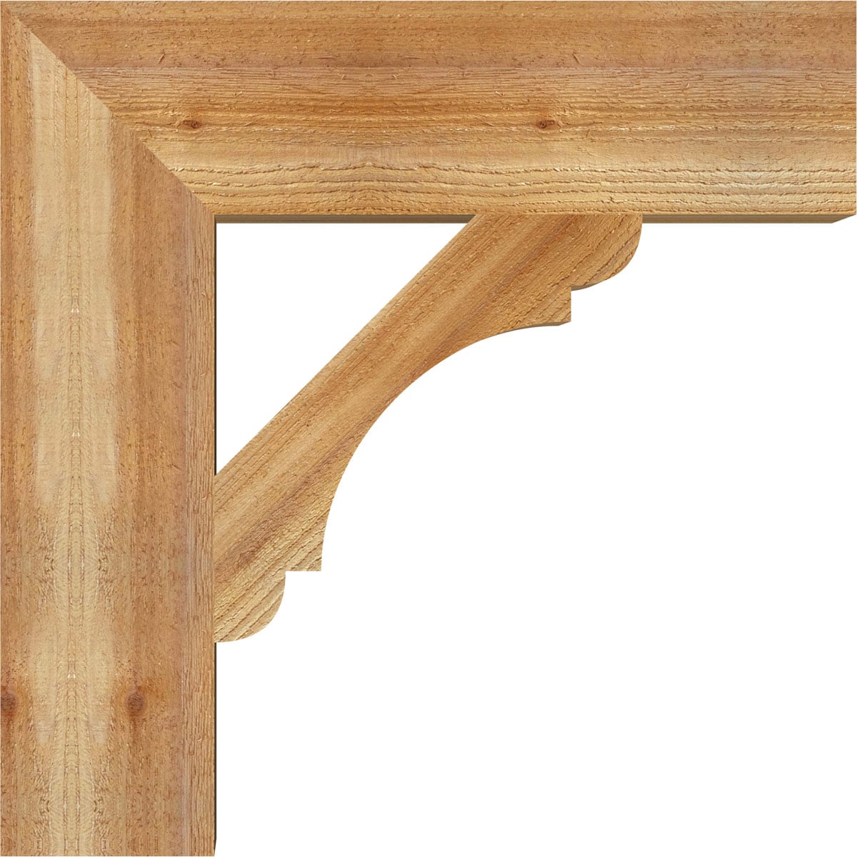 Ekena Millwork BKT06X24X24OLY05RWR Exterior-Brackets-Braces - View #3
