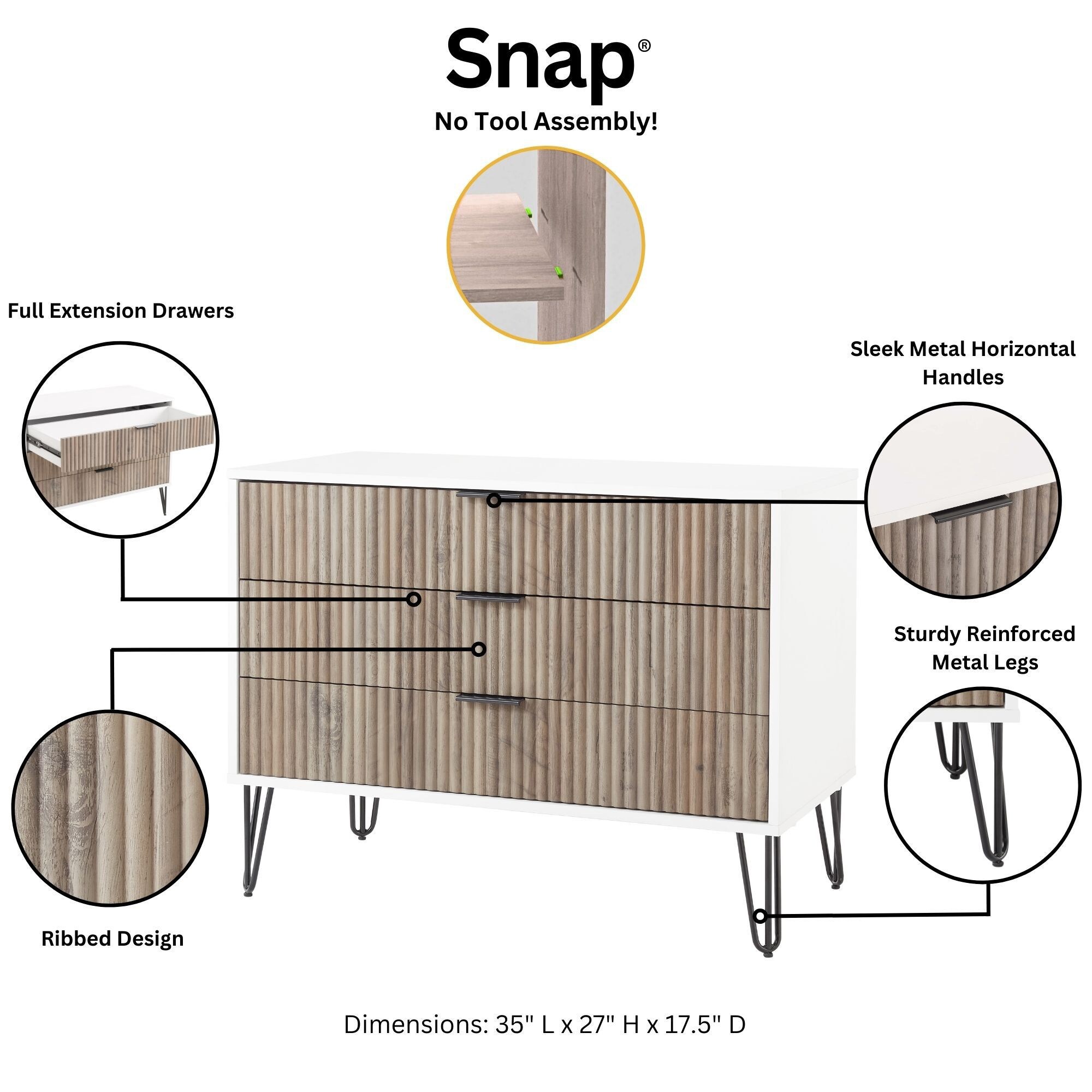 Manhattan Comfort DR001-WG dressers - View #4