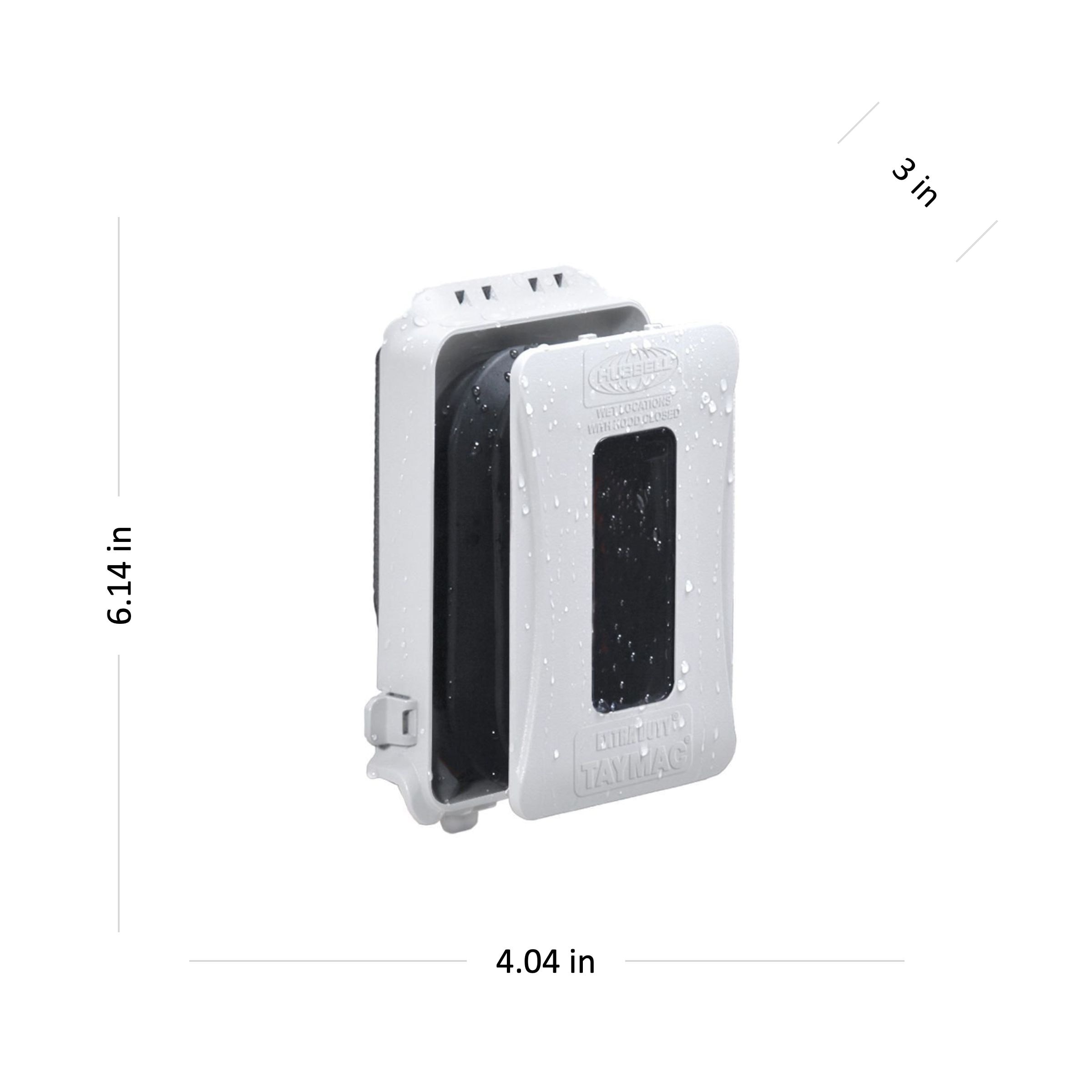 Hubbell ML500W Electrical-Box-Covers - View #2