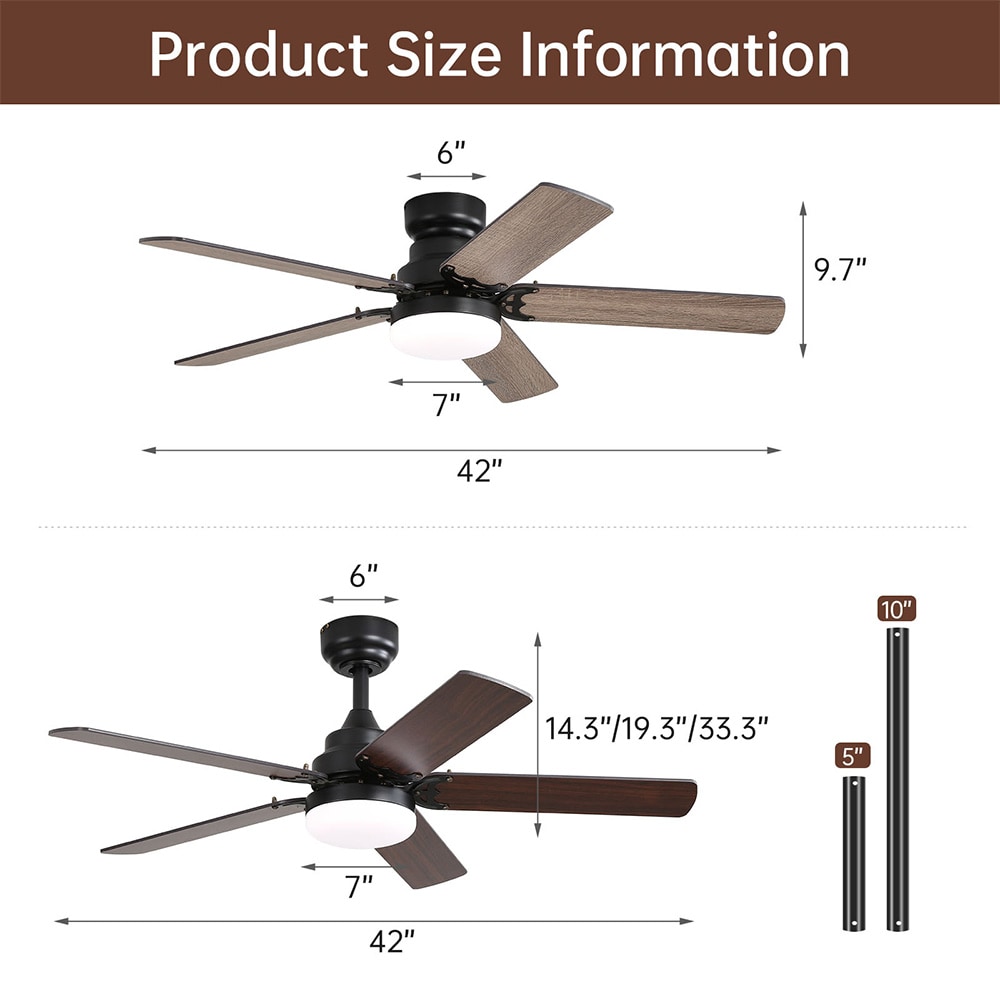 Sofucor LW-42K009-BK Ceiling-Fans - View #5