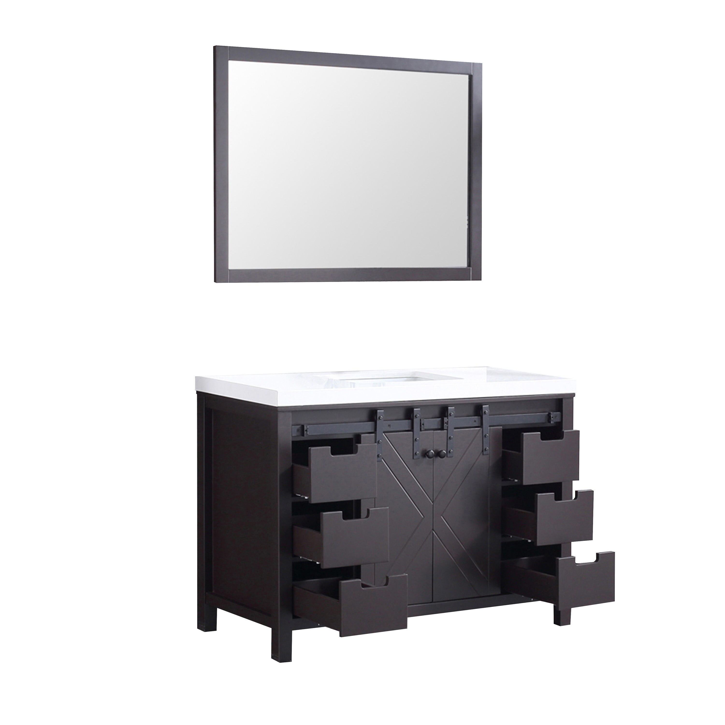 Lexora LM342248SCCSM44 Bath-Vanity-Combo - View #11