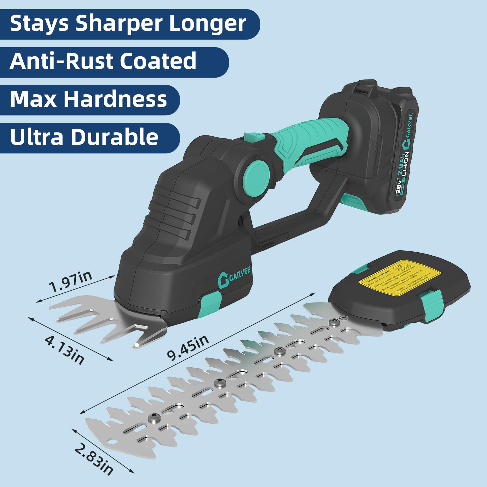 IdealHouse BZB-602E-8I Cordless-Hedge-Trimmers - View #3