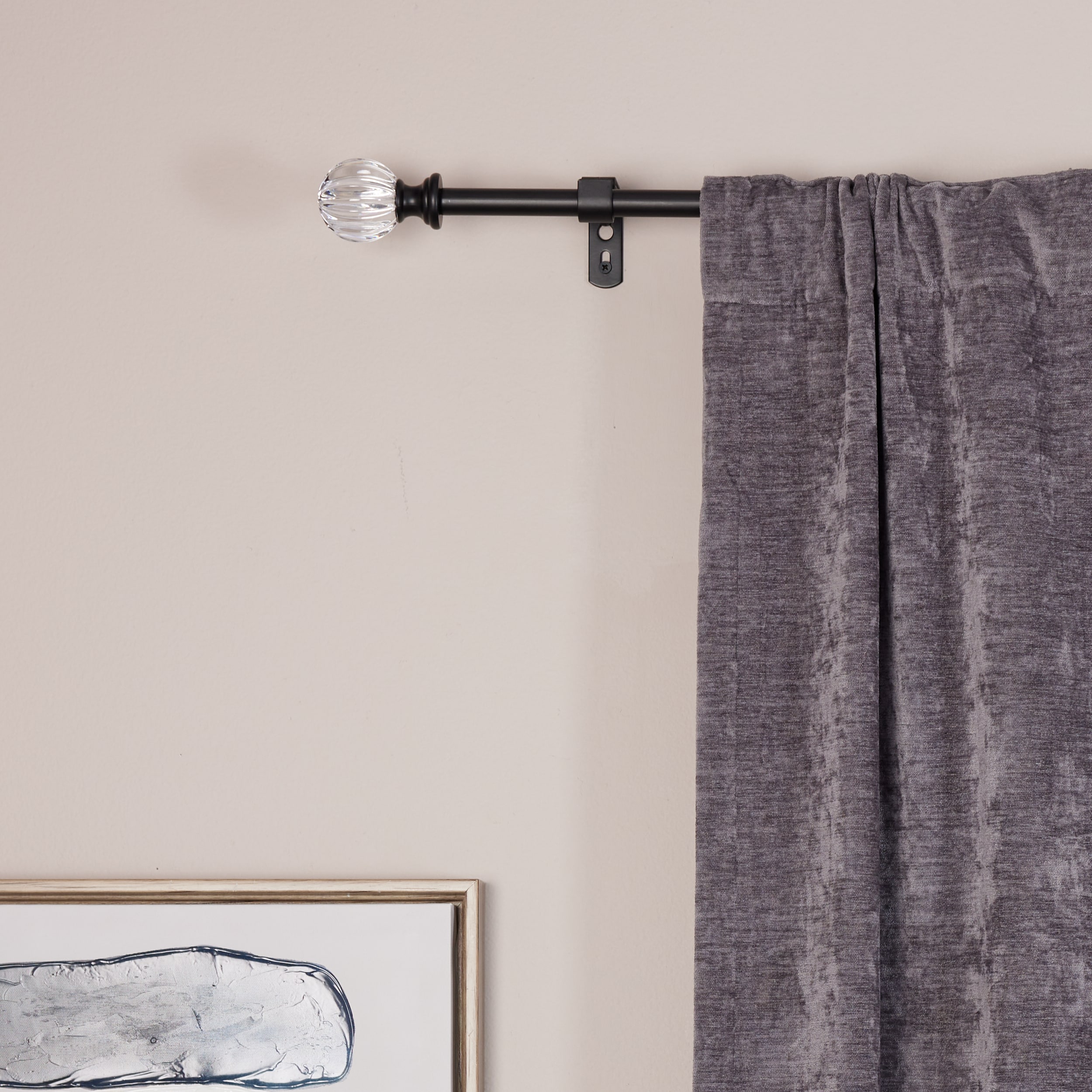 Style Selections FSI 1172E MBLK Curtain-Rods - View #7