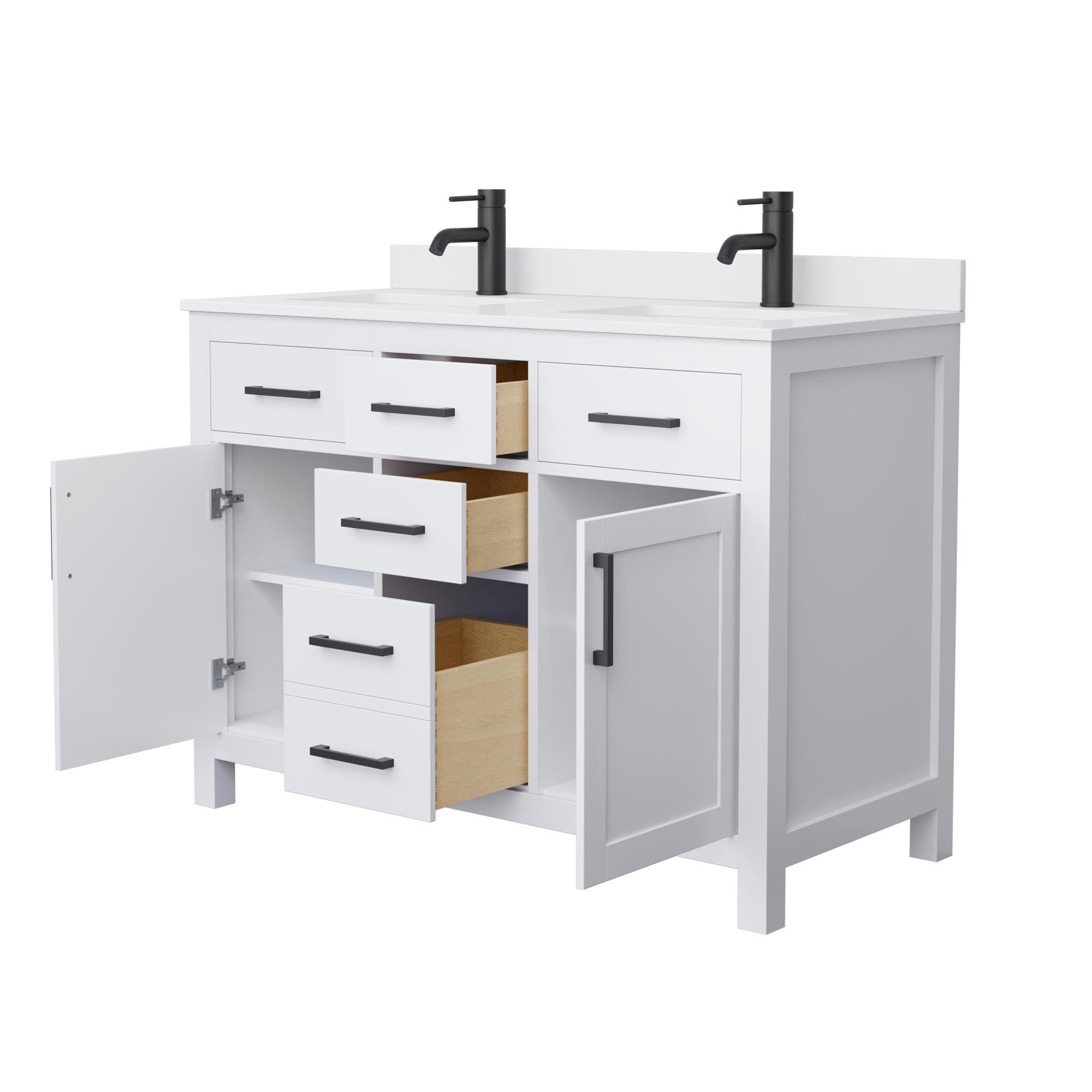 Wyndham Collection WCG242448DWBWCUNSMXX Bath-Vanity-Combo - View #3