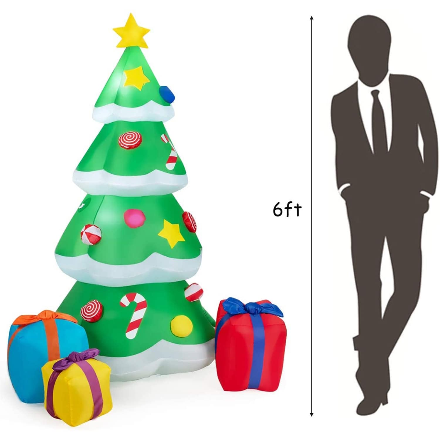 WELLFOR HYZ22758US Christmas-Inflatables - View #2