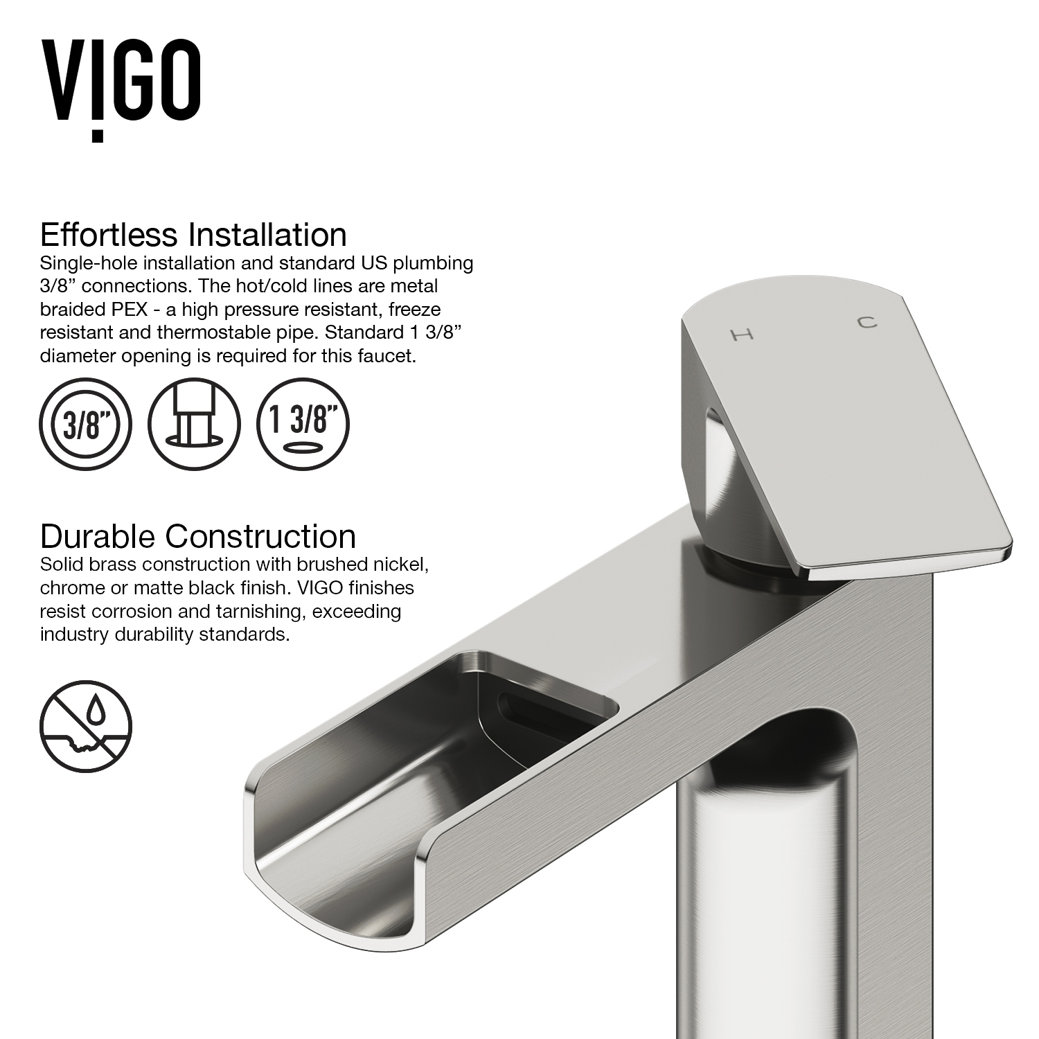 VIGO VG03026BN Lavatory-Faucets - View #8