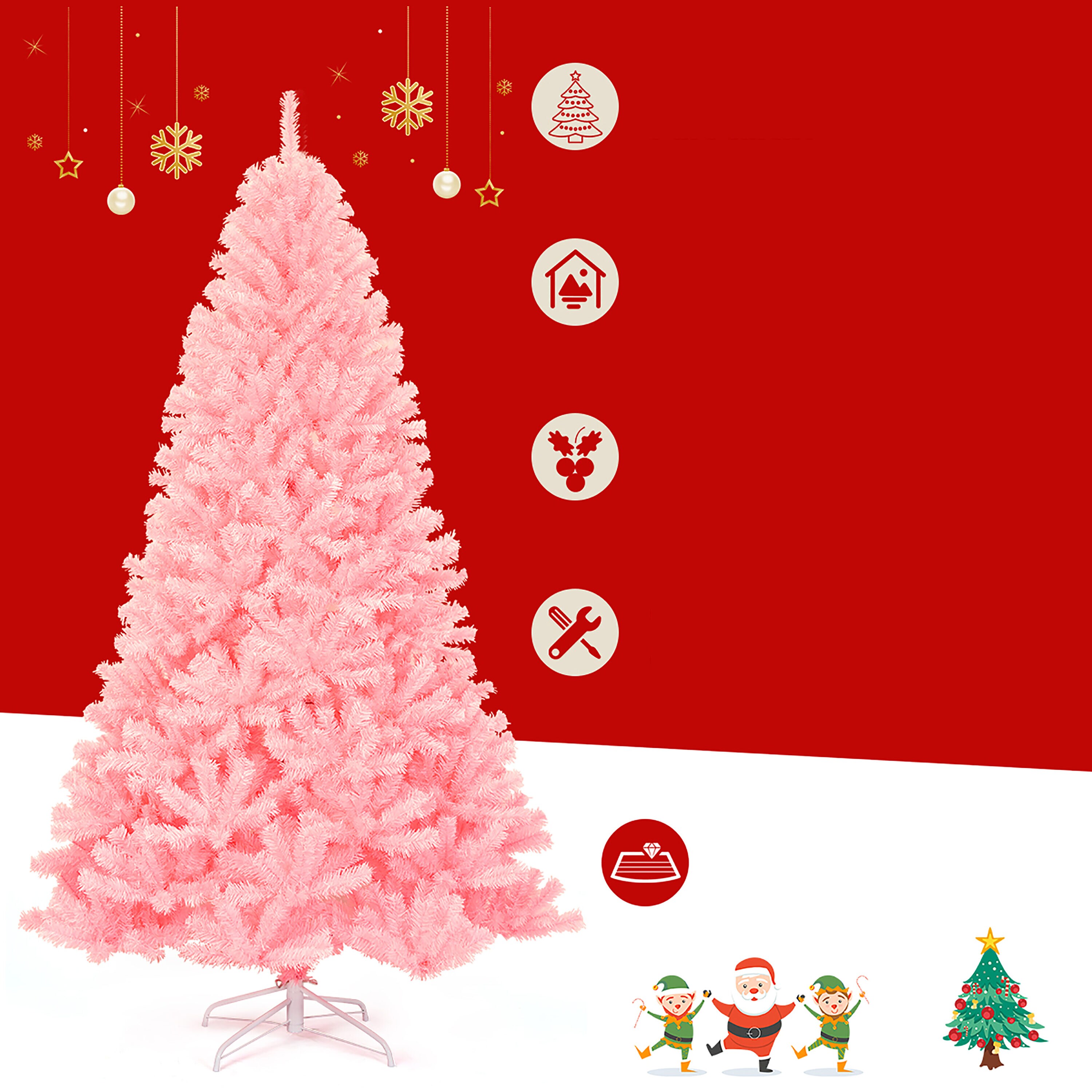 Costway CM22823 Artificial-Christmas-Trees - View #3
