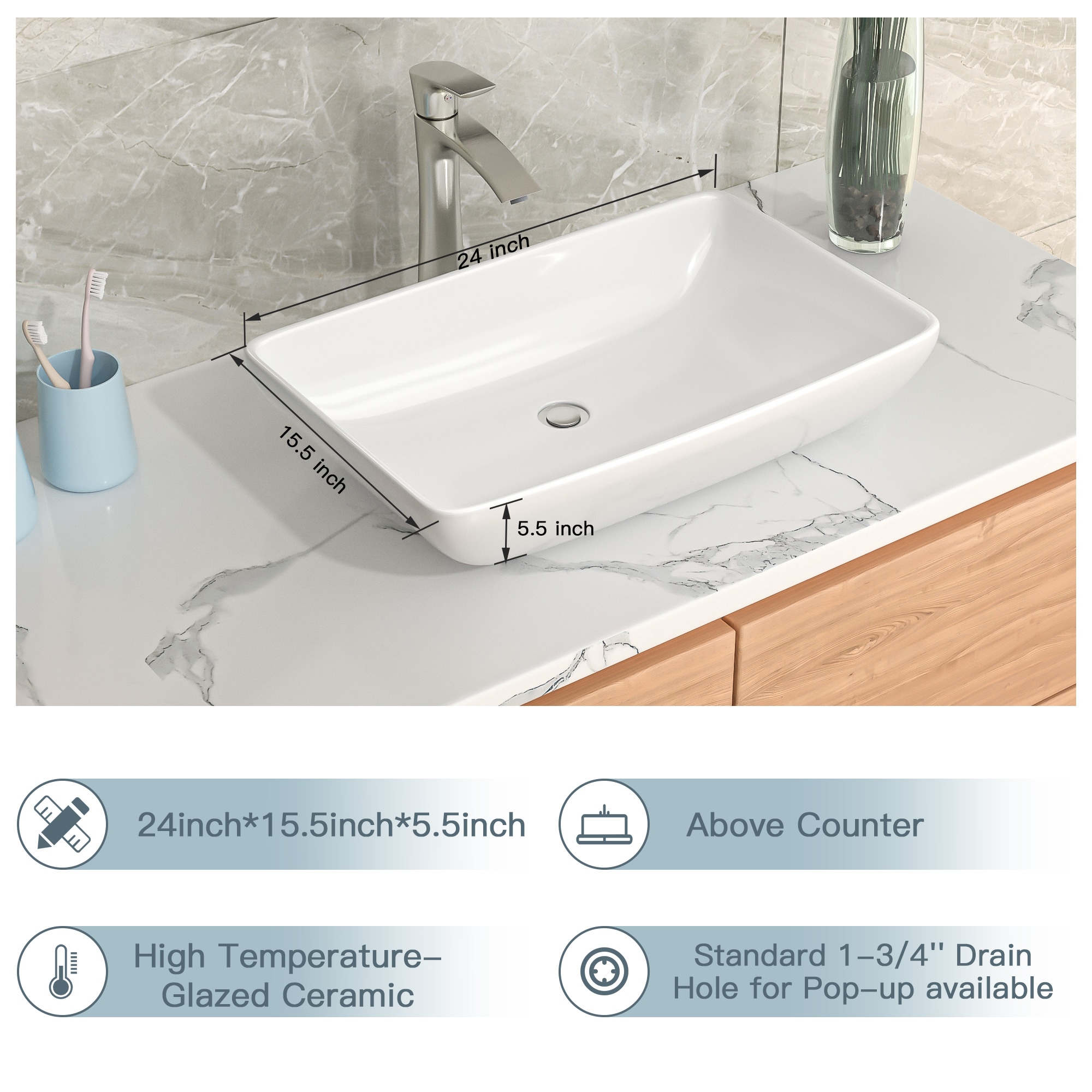 Lordear LD-LMP18007 Bath-Sink - View #8