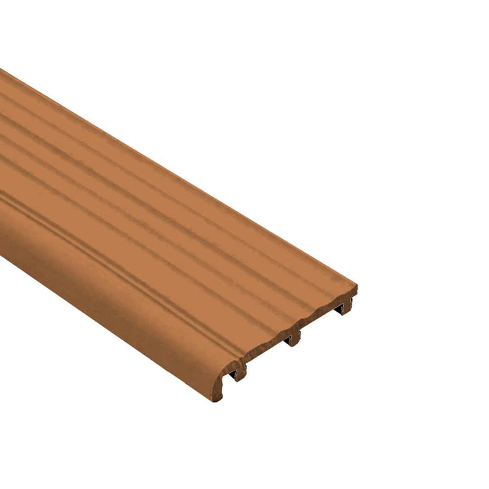 Schluter Systems PEA52/NB/300 Trep-B 2.062-in W x 118-in L Nut Brown PVC Stair Nose Tile Edge Trim