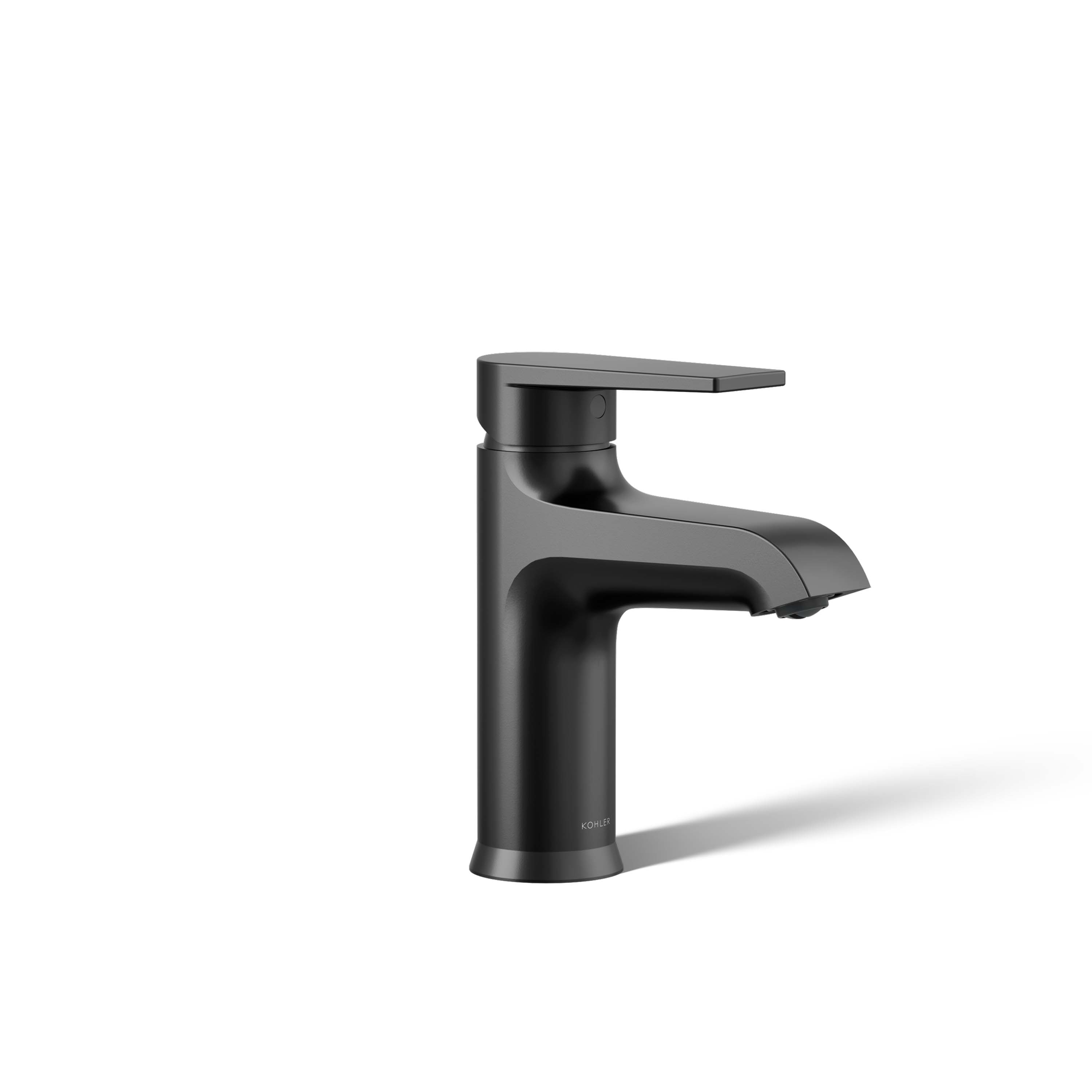 Matte Black Traditional Single-Handle Deck Mounted Bathroom Sink Faucet