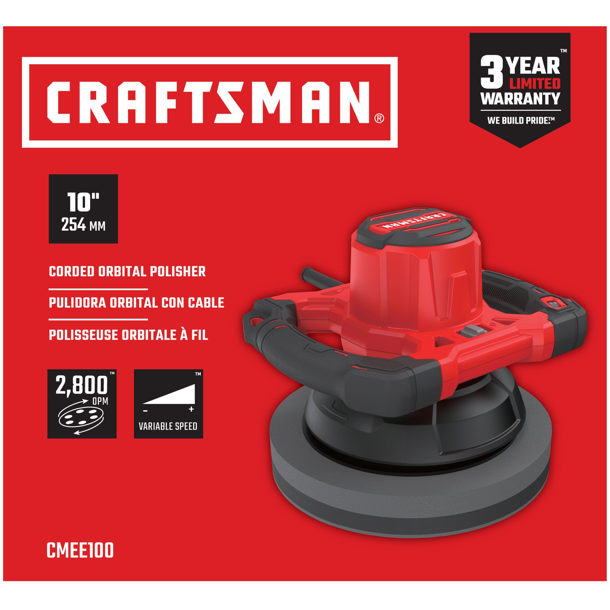 CRAFTSMAN CMEE100 Corded-Polishers - View #12