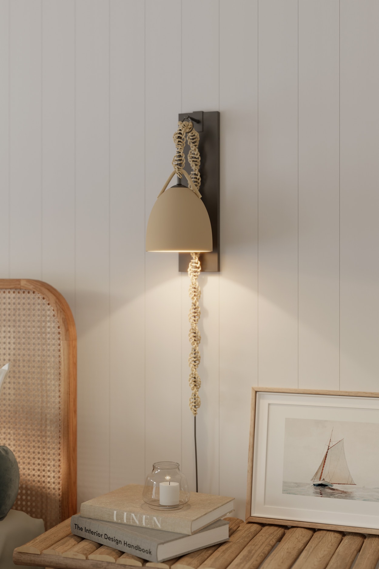 Minka Lavery Cordon 7.5-in W 1 -Light Matte Bronze Transitional Hardwired Damp rated Wall Sconce