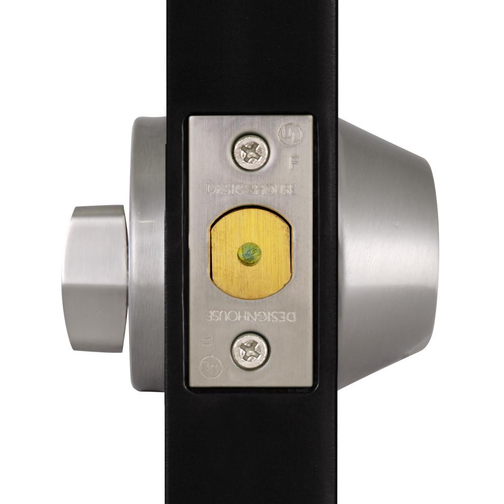 Design House Satin Nickel Single Cylinder Deadbolt In The Deadbolts Department At 8785