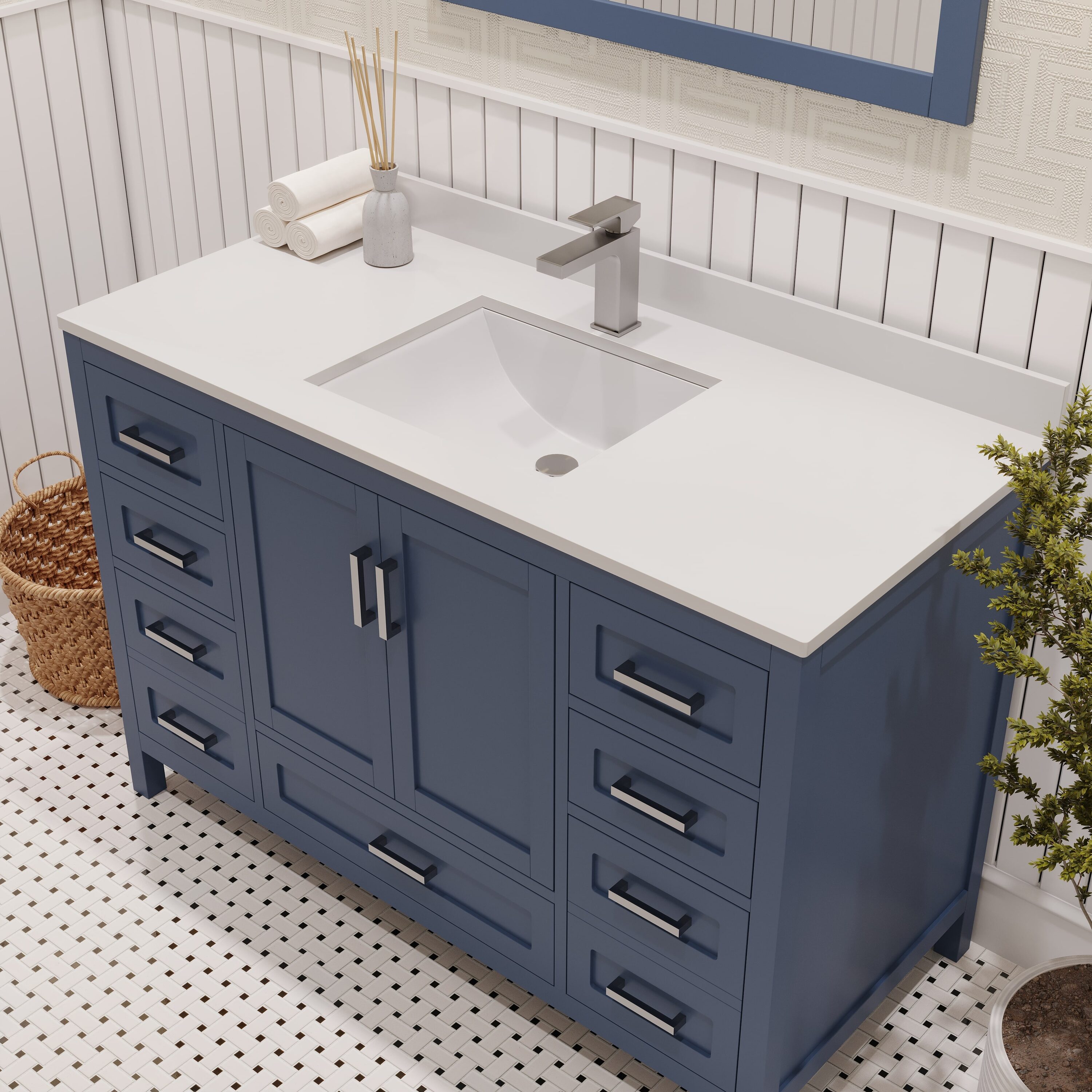 Ayna Decors AVR48NB3102 Bath-Vanity-Combo - View #3