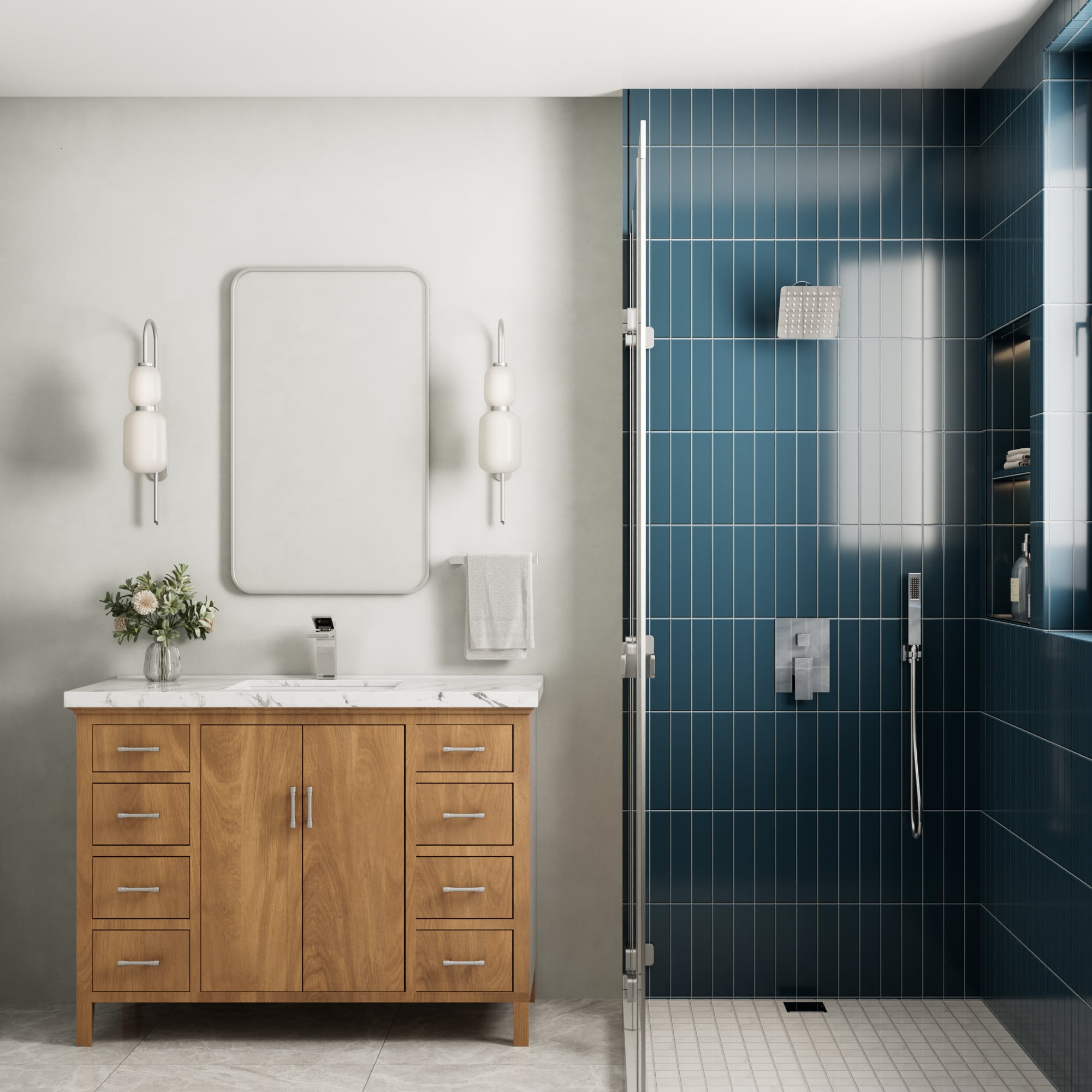 CRANACH C04.CR01.CP Showerhead-Bar-Panels - View #3