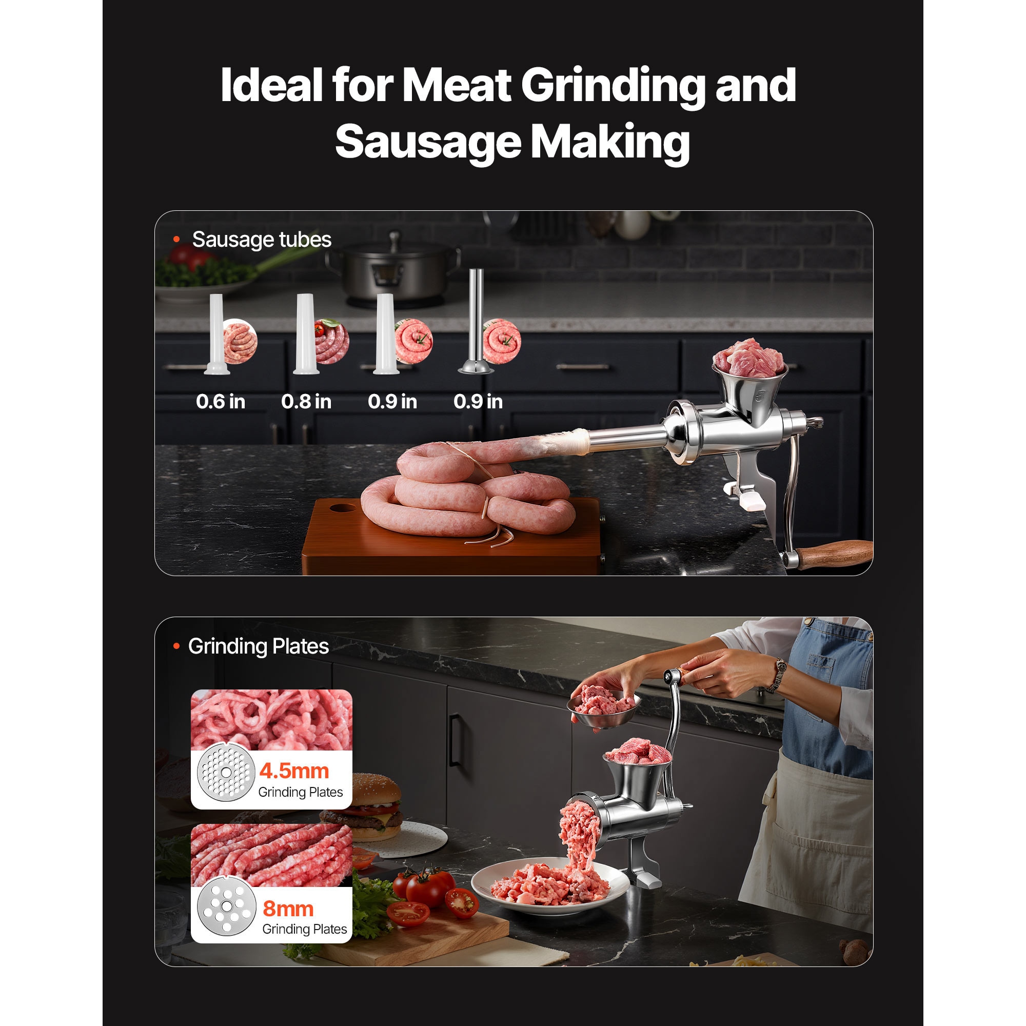 VEVOR SCZJSSDJRJBX08394V0 Meat-Grinders - View #4