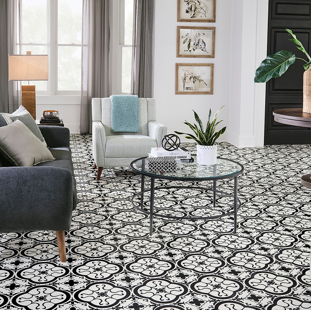 vinyl floor tile patterns